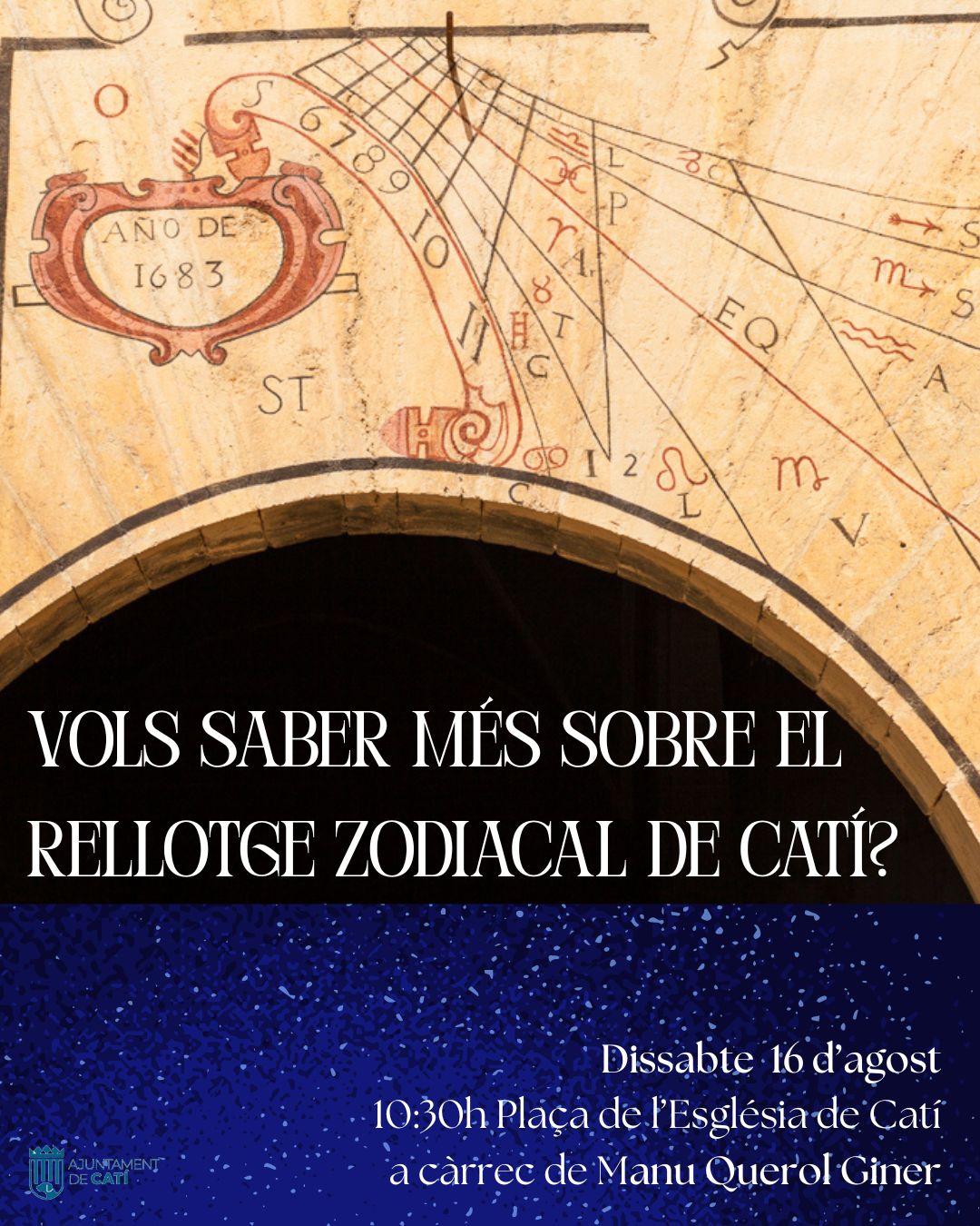 ¿Quieres saber más sobre el reloj zodiacal de Catí?