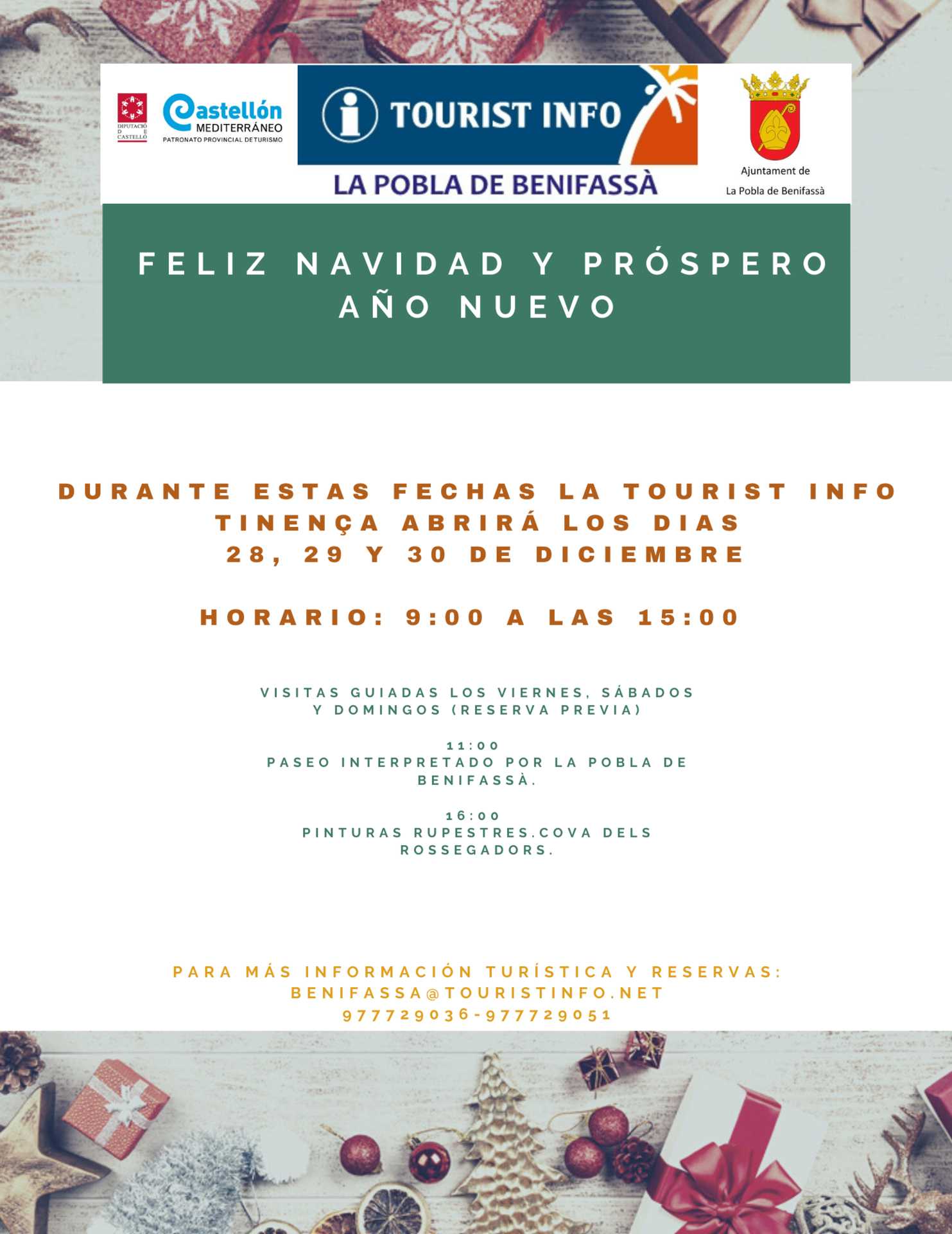 TOURIST INFO TINENÇA DE BENIFASSÀ