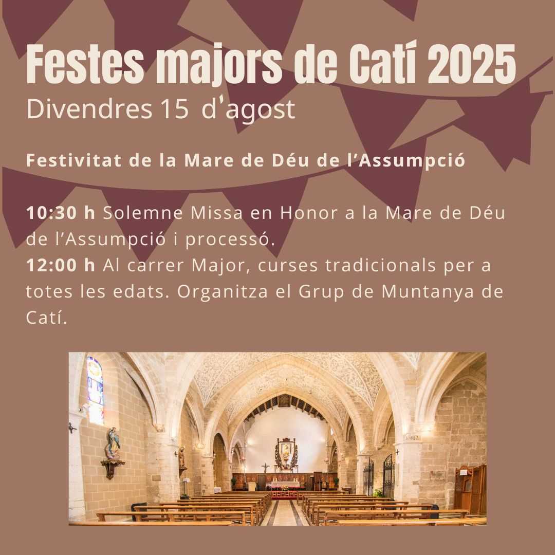 FIESTAS MAYORES DE CATÍ 2025