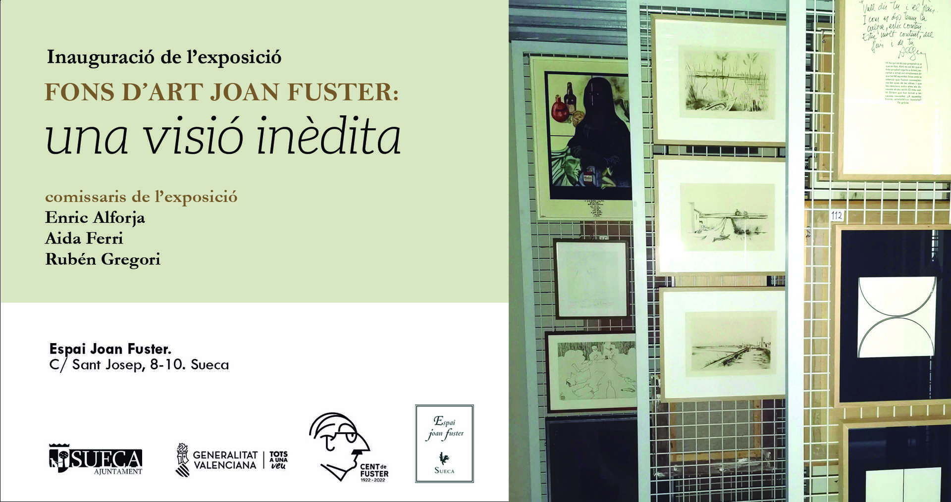 EXPOSICIÓ FONS D'ART JOAN FUSTER: UNA VISIÓ INÈDITA