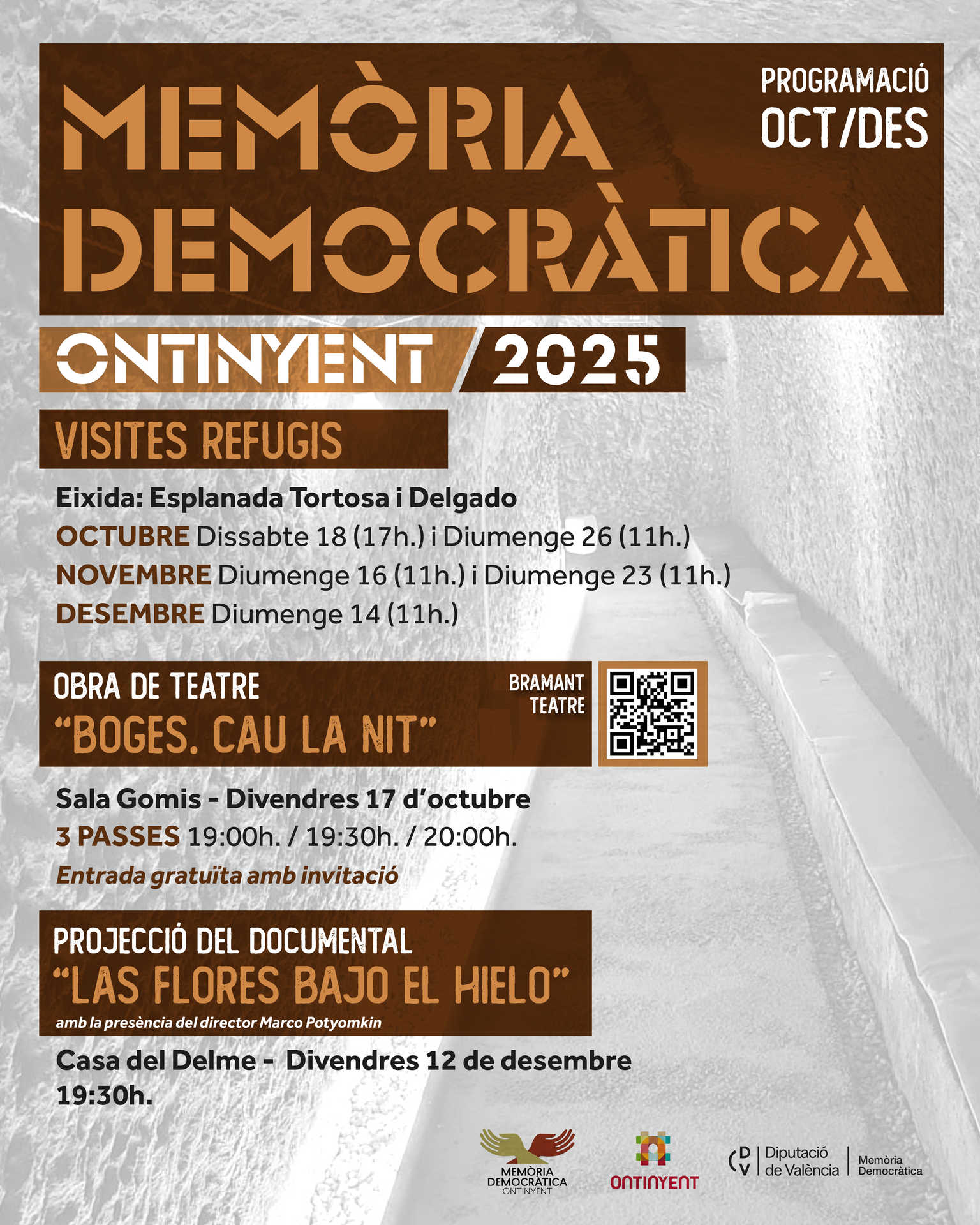 PROGRAMACIÓN MEMORIA DEMOCRÁTICA OCTUBRE/DICIEMBRE 2025
