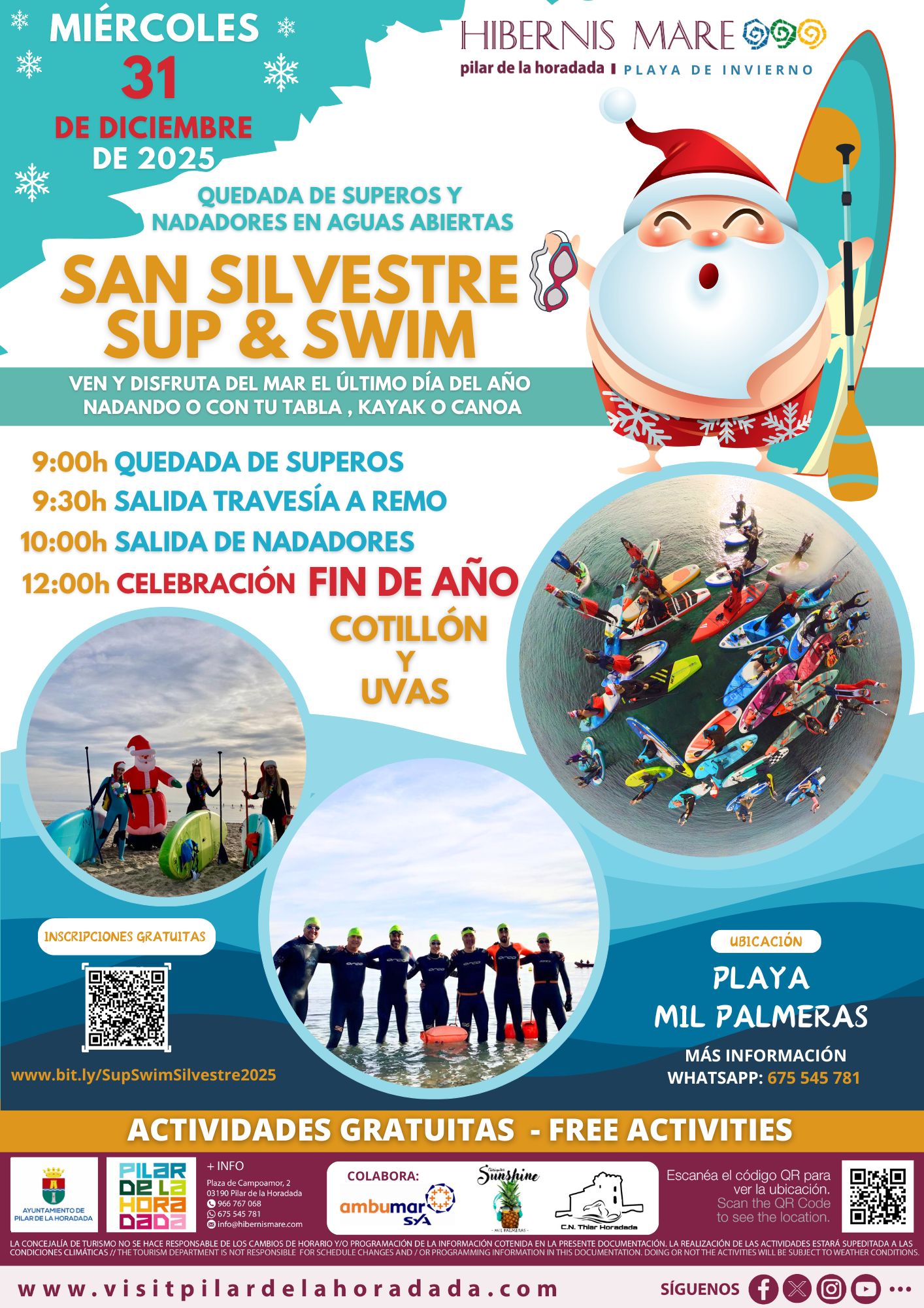 SAN SILVESTRE SUP & SWIM PILAR DE LA HORADADA