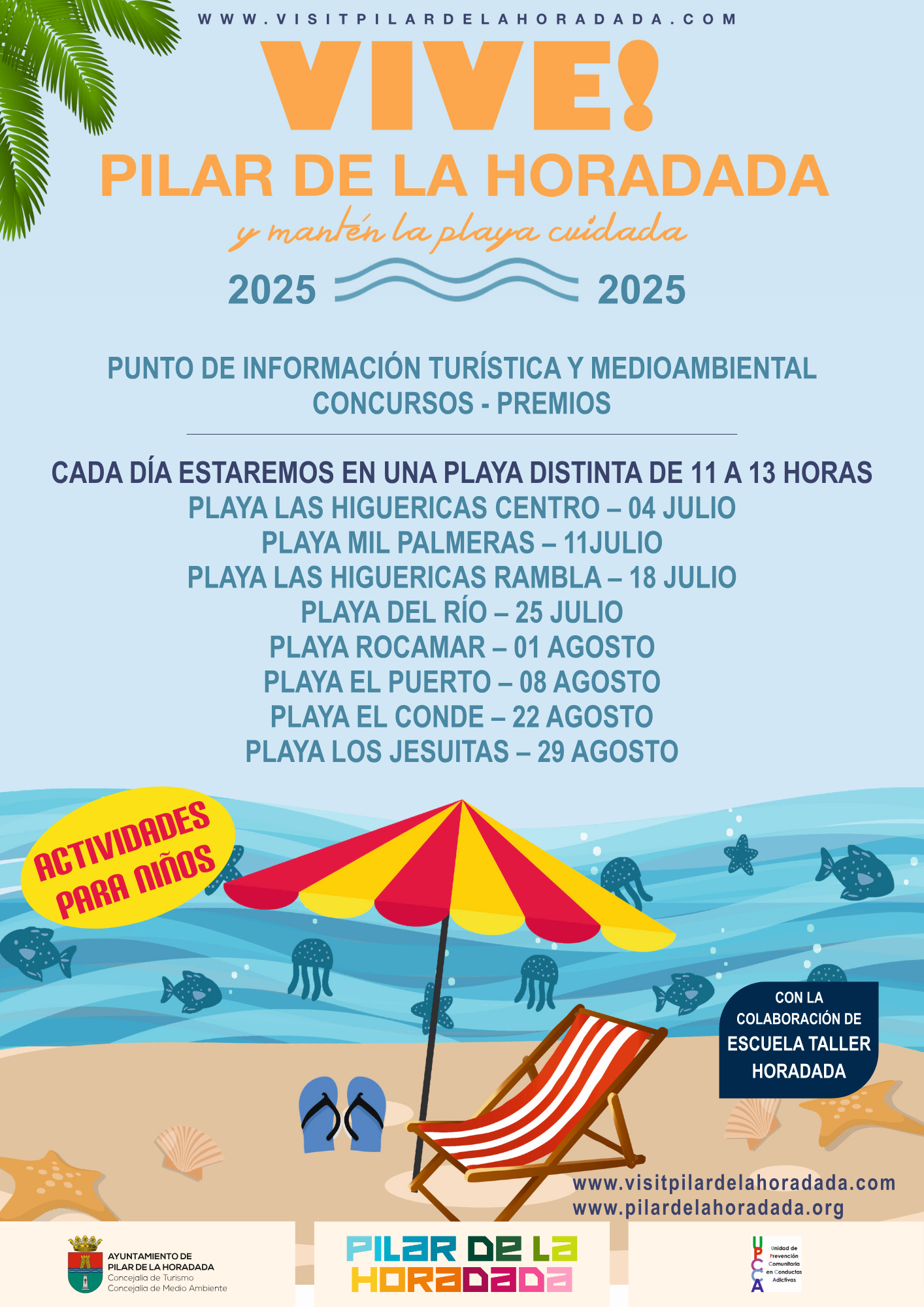 CAMPAÑA DE PROMOCIÓN EN PLAYAS: VIVE PILAR DE LA HORADADA