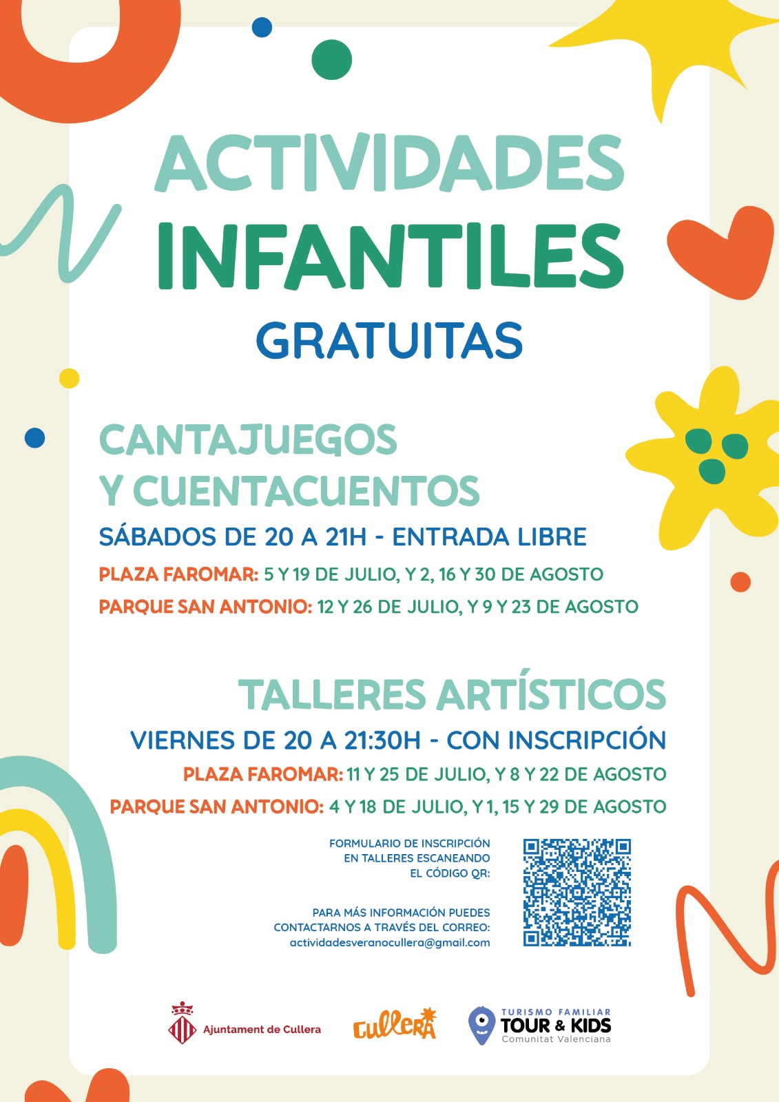 Actividades Infantiles gratuitas