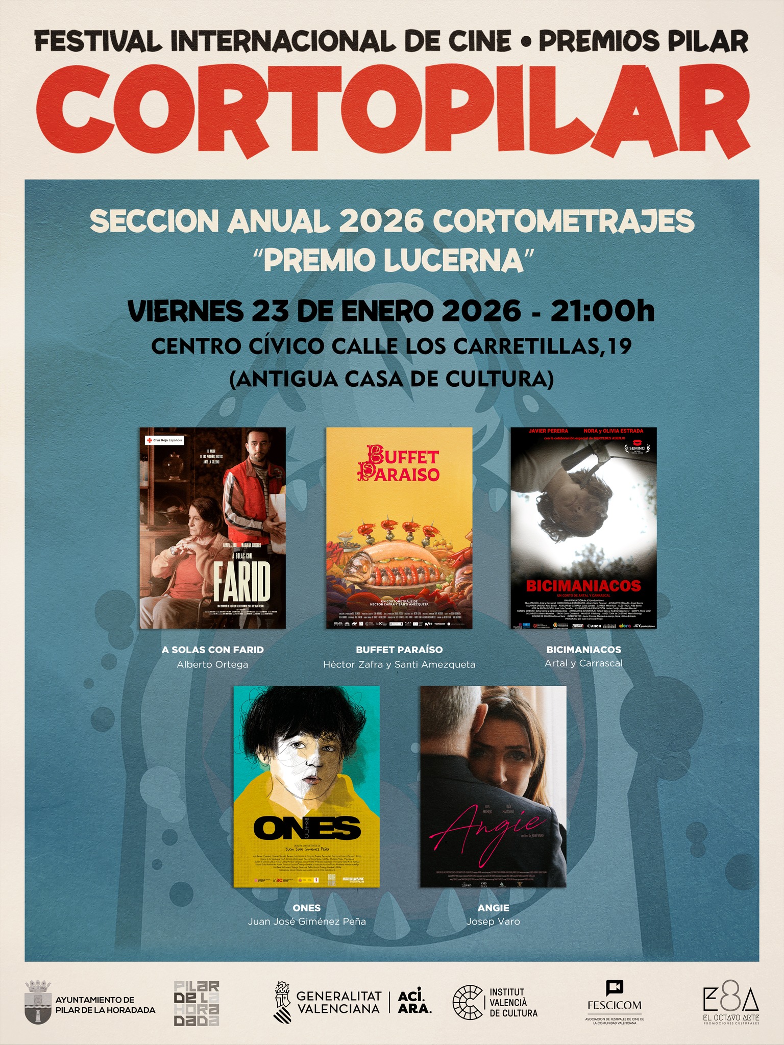 PROYECCIÓN DE CORTOMETRAJES DE CORTOPILAR EN PILAR DE LA HORADADA