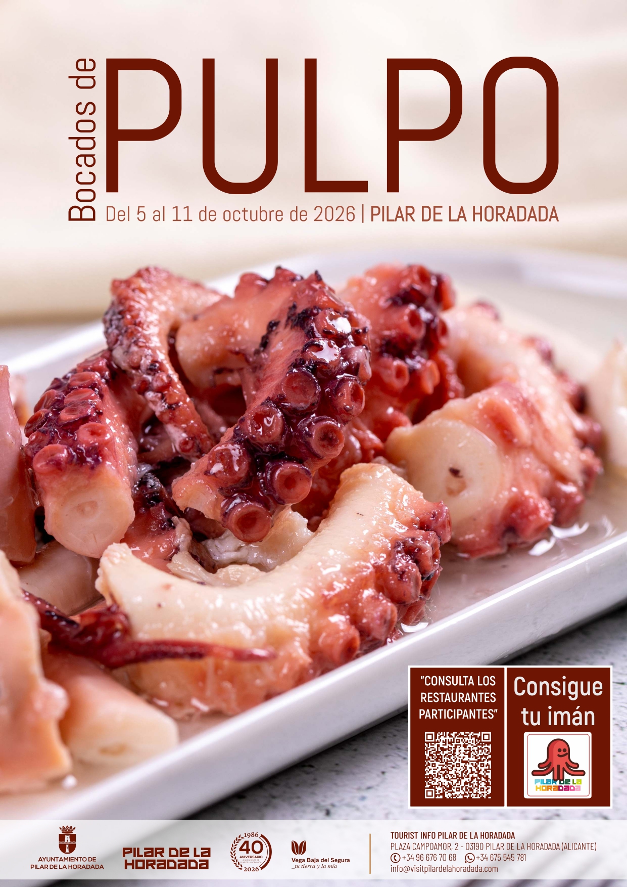 BOCADOS DE PULPO – PILAR DE LA HORADADA