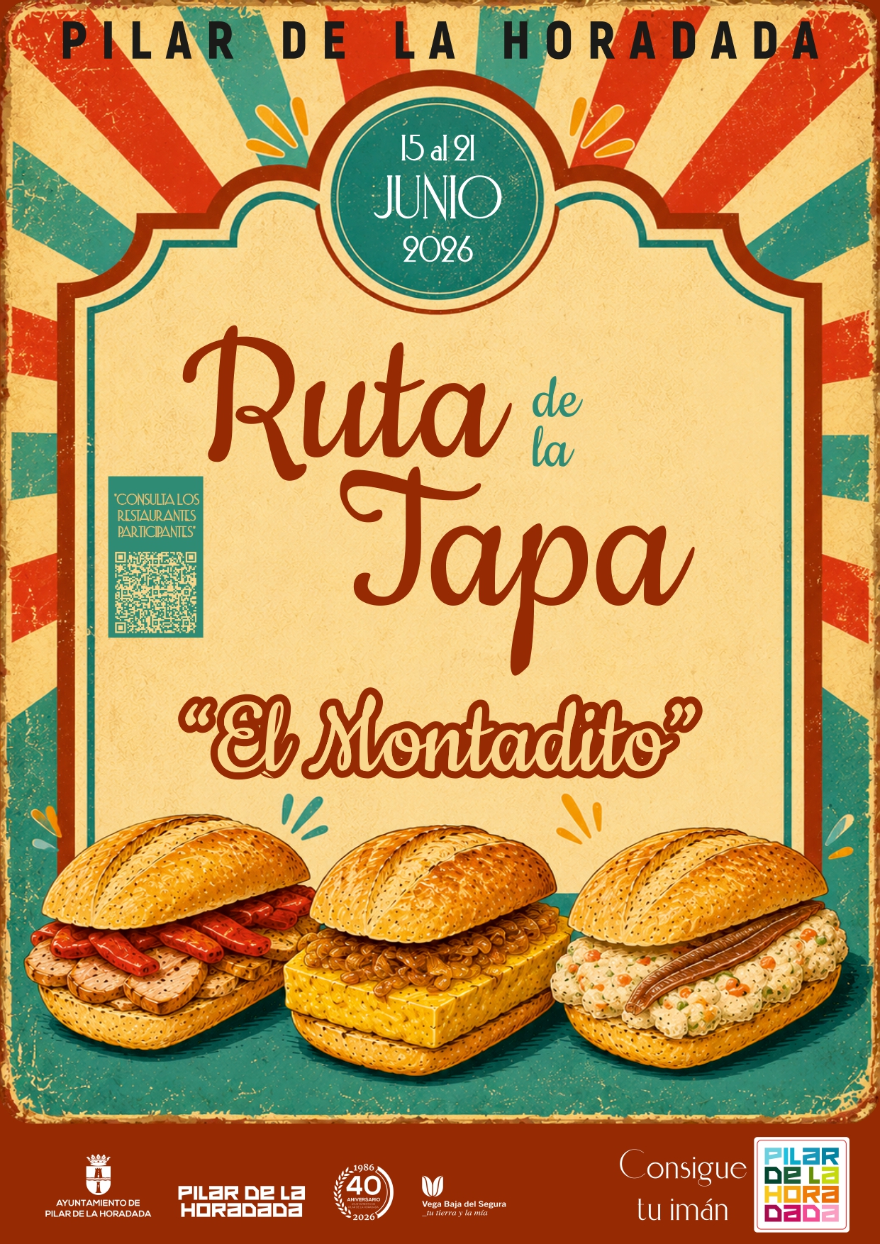 RUTA DE LA TAPA EN PILAR DE LA HORADADA- PROTAGONISTA EL MONTADITO