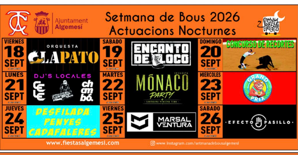 Semaine Taurine d’Algemesí 2026