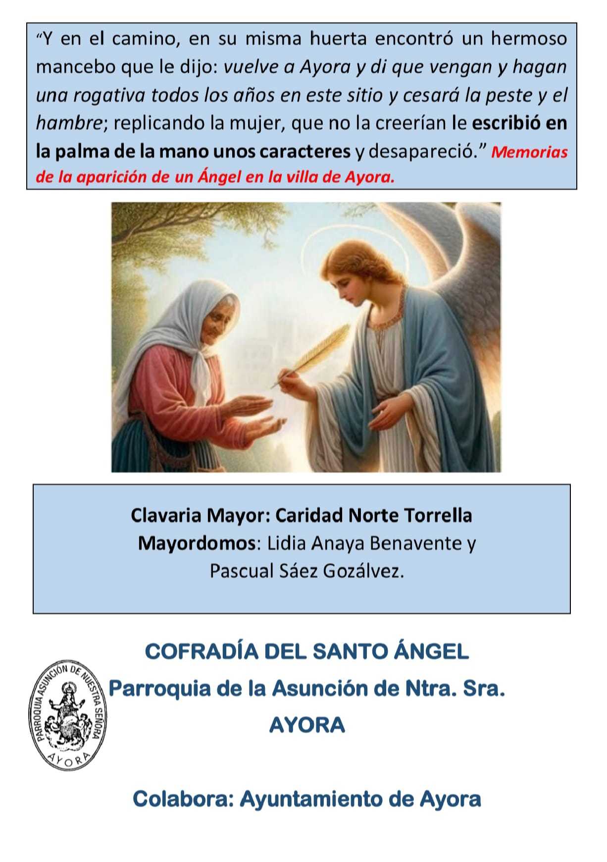 Fiesta del Santo Ángel Tutelar de la Villa de Ayora