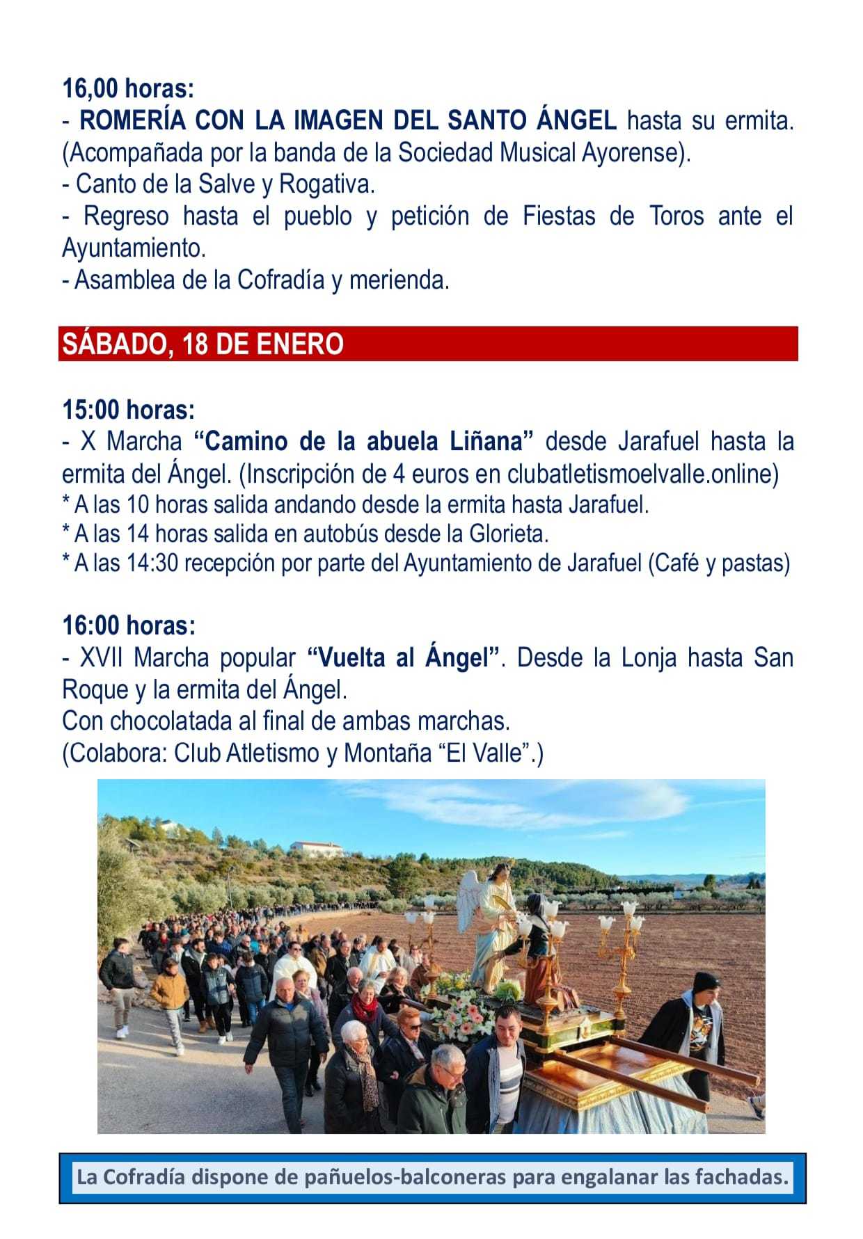 Fiesta del Santo Ángel Tutelar de la Villa de Ayora