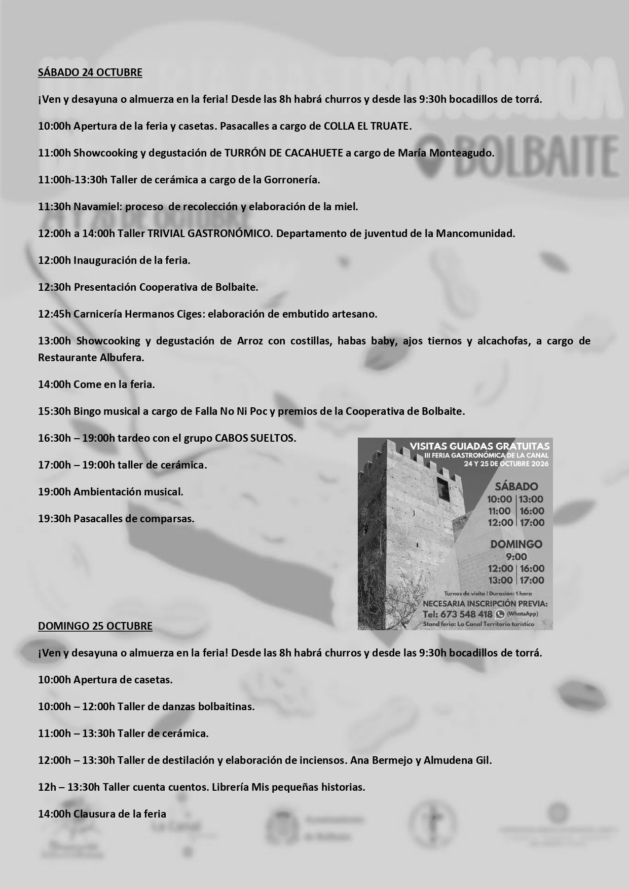 III Feria gastronómica de La Canal