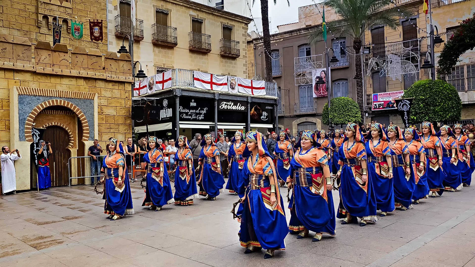 Moros y Cristianos in honour of Francis of Assisi