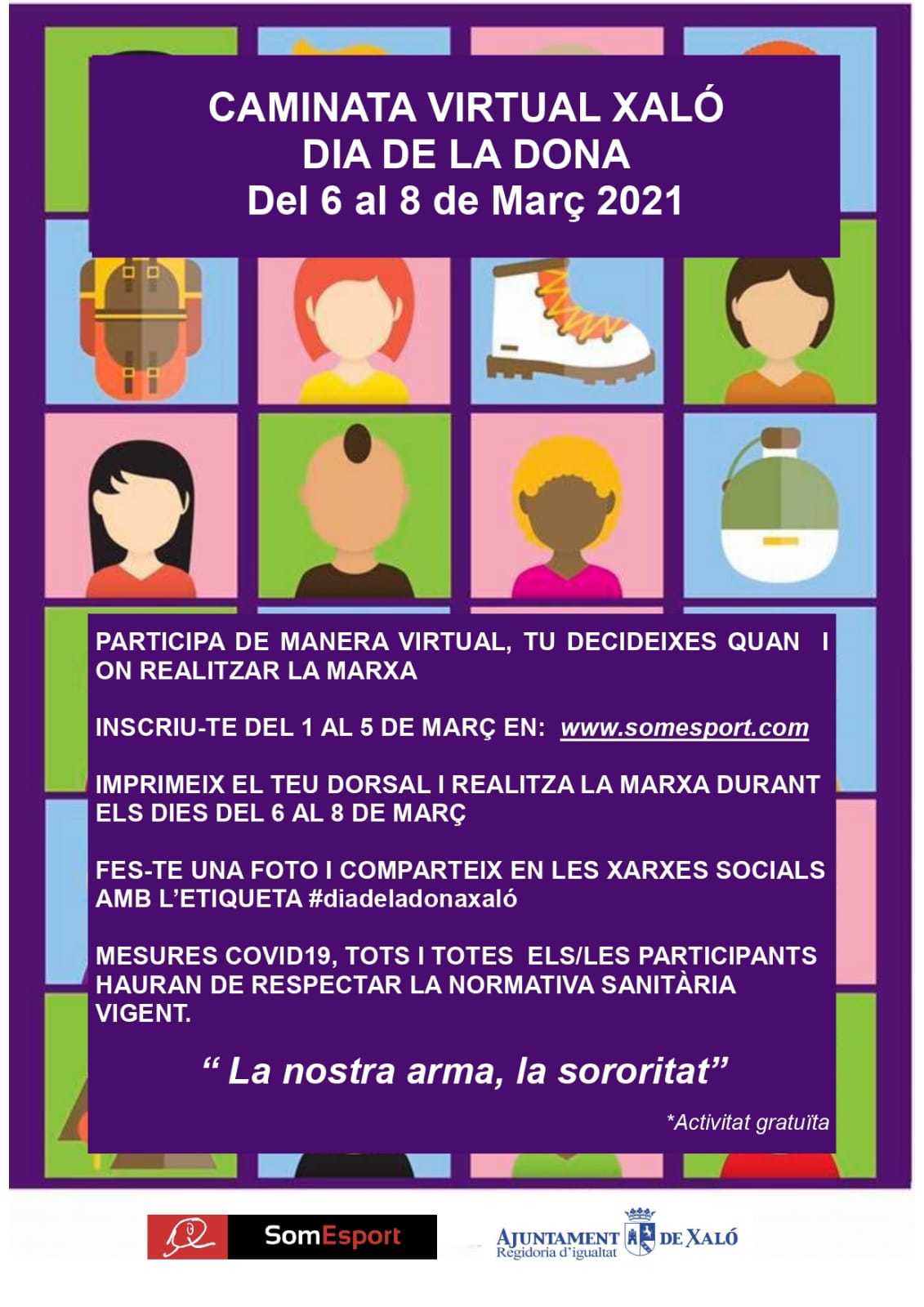 Caminata Virtual - Dia de la Dona Xaló