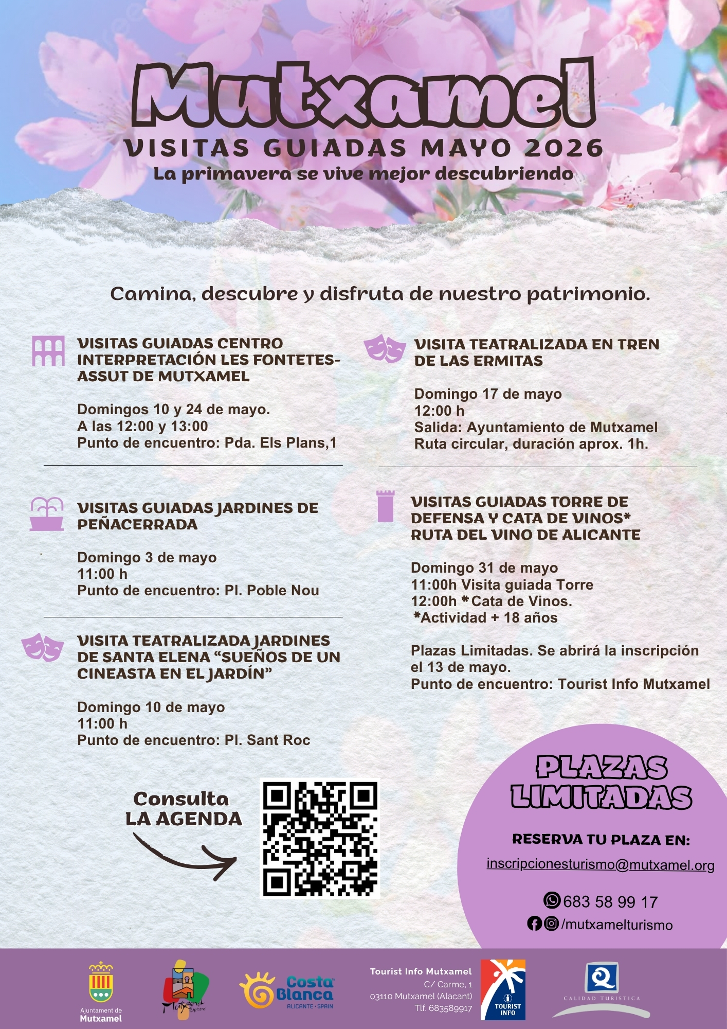 May in Mutxamel: tourism and heritage program