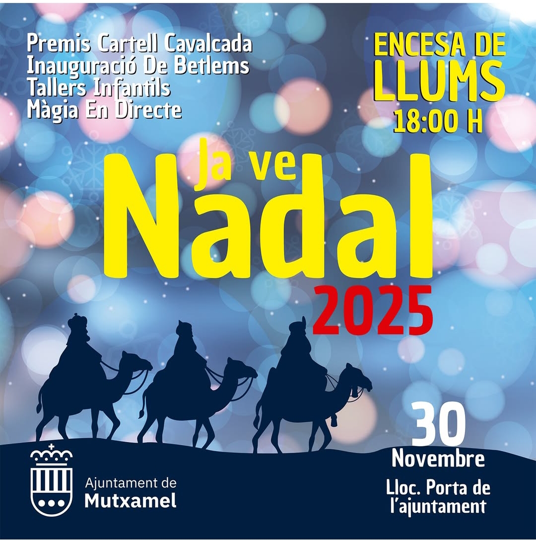 ENCESA DE LLUMS DE NADAL MUTXAMEL 2025