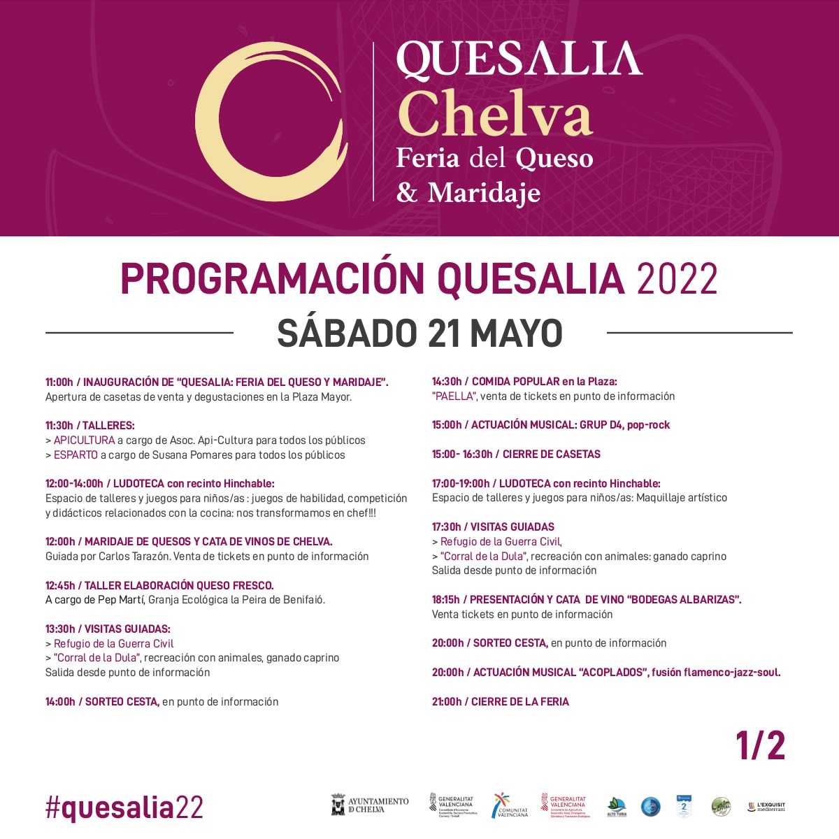 Quesalia, I Feria del Queso & Maridaje de Chelva