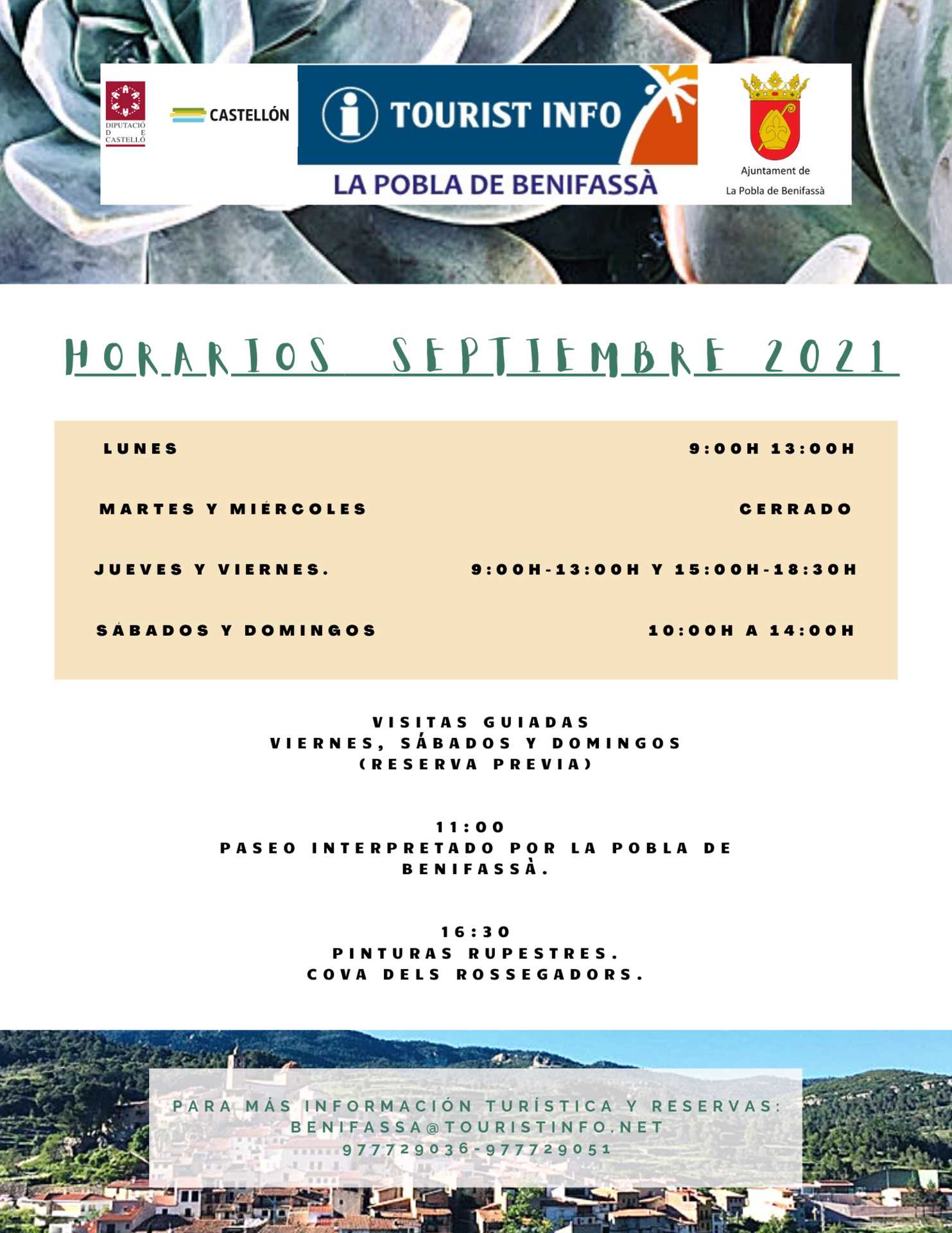 TOURIST INFO TINENÇA DE BENIFASSÀ