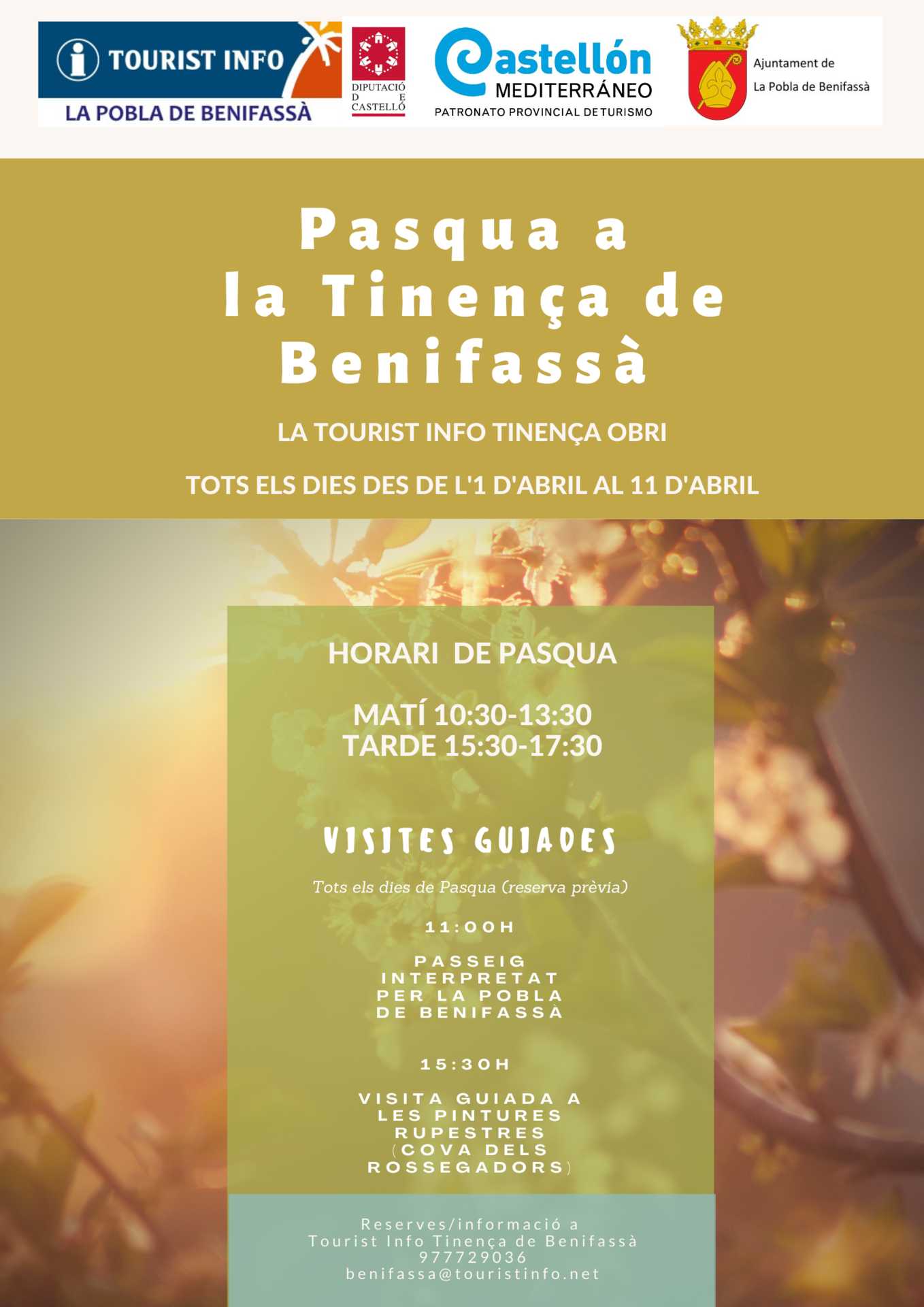 TOURIST INFO TINENÇA DE BENIFASSÀ