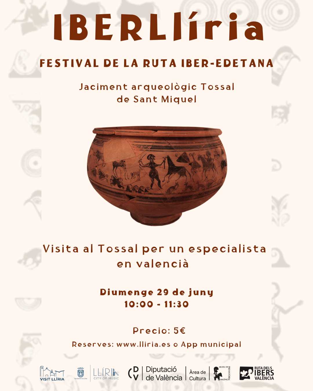 IBERLlíria: Visita al Tossal de Sant Miquel