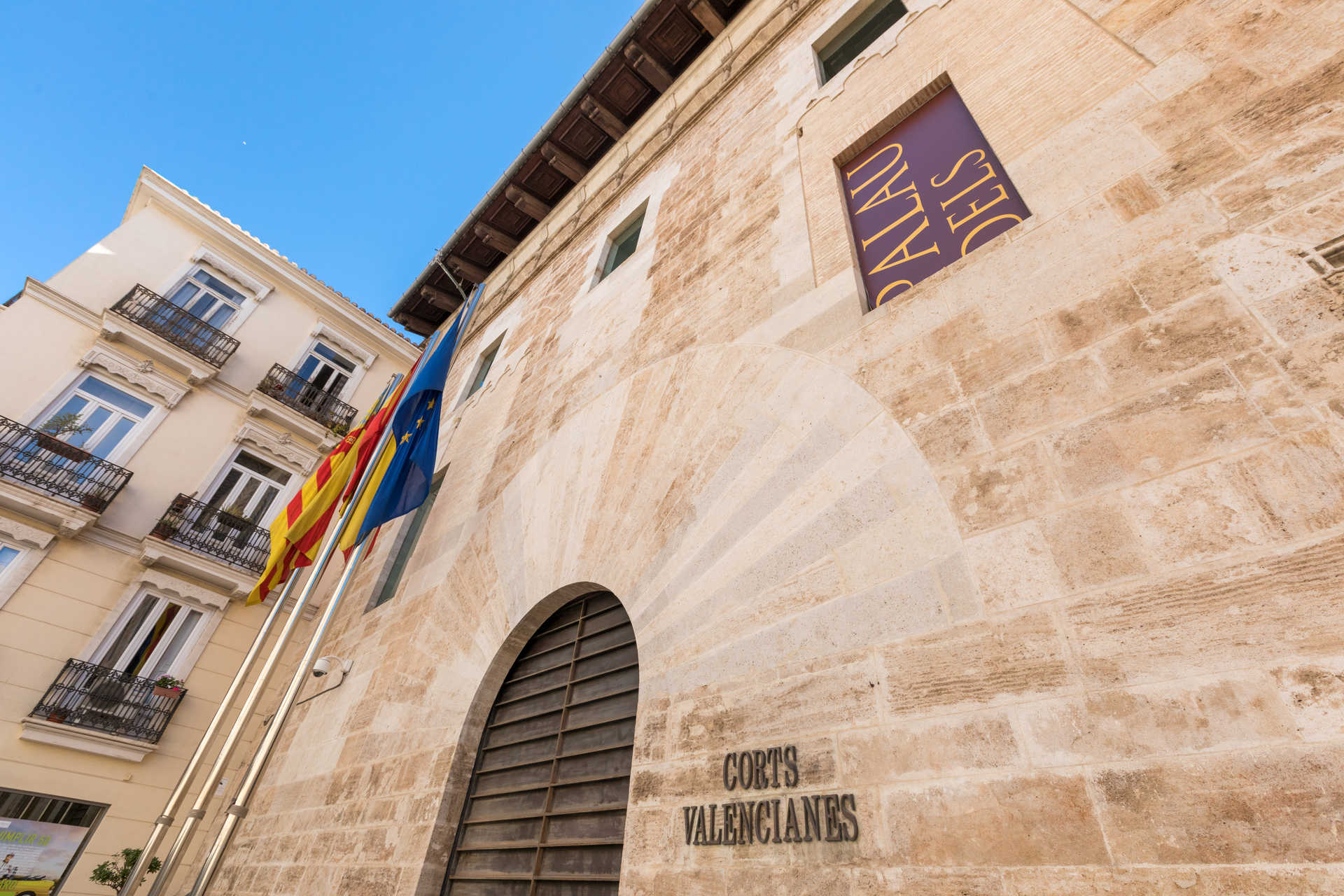 Stadtpalast Benicarló. Sitz des Regionalparlaments Cortes Valencianas