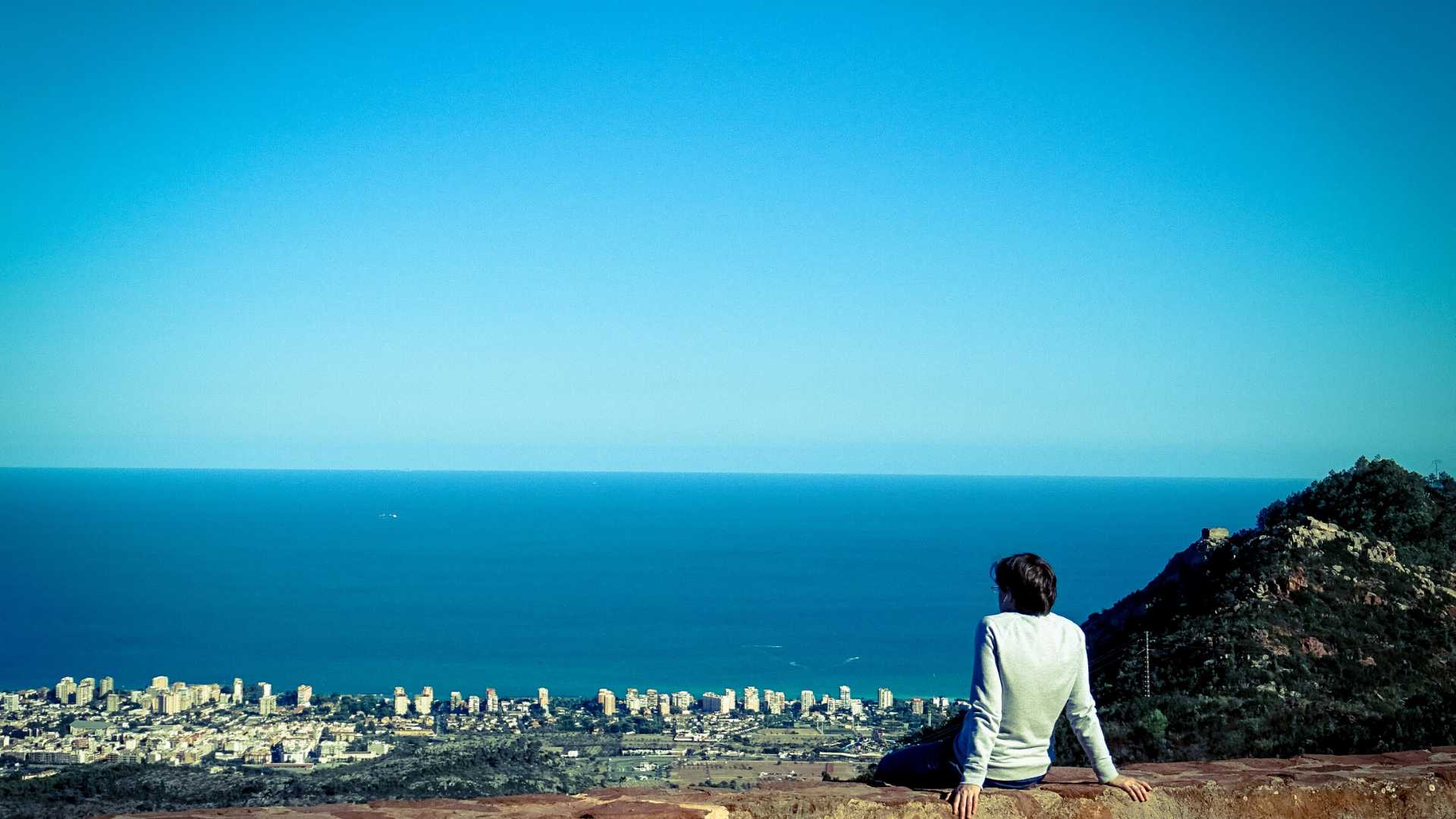 Benicasim depuis les hauteurs