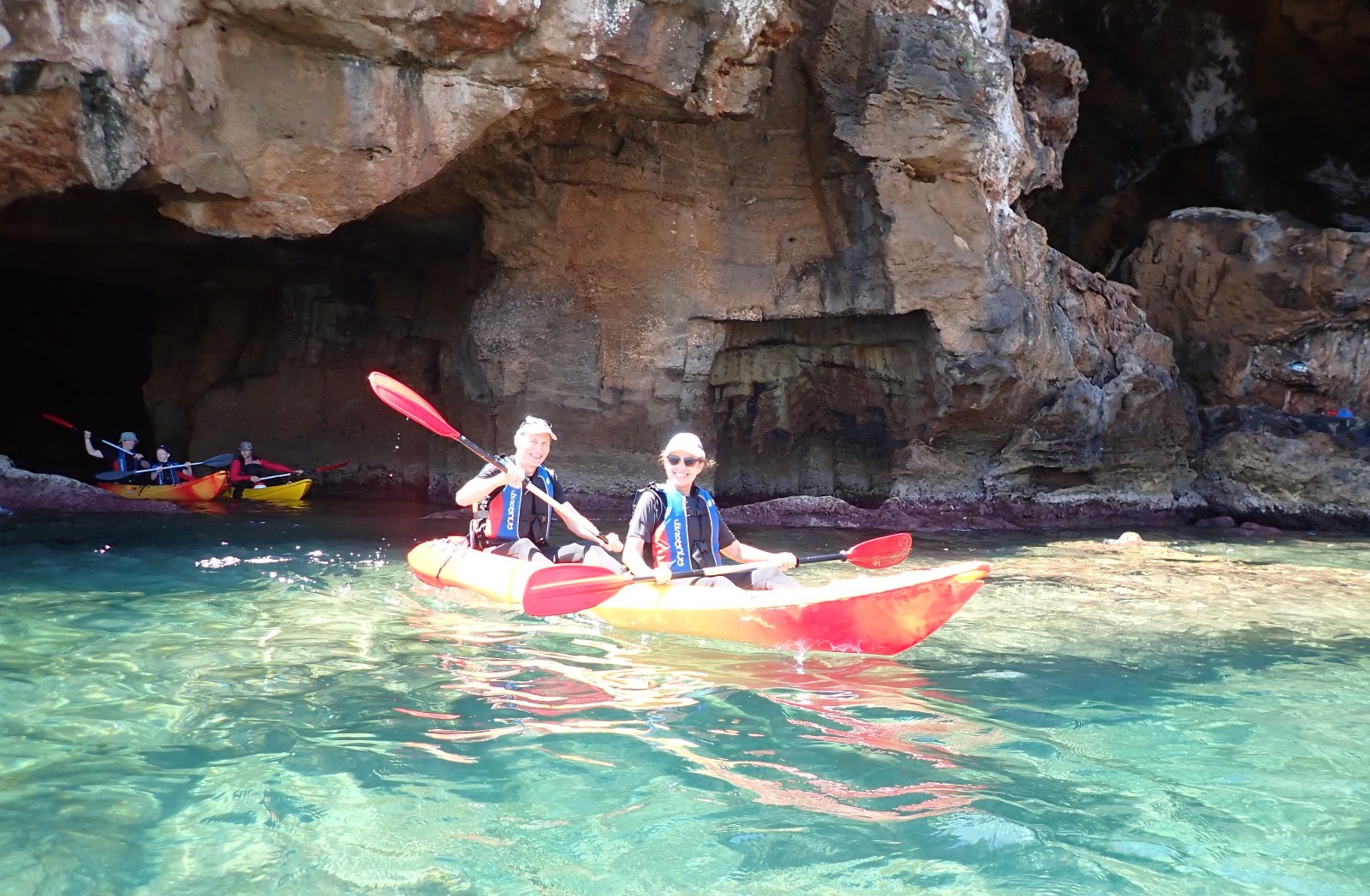 Excursion en  kayak y snorkel a la Cova Tallada