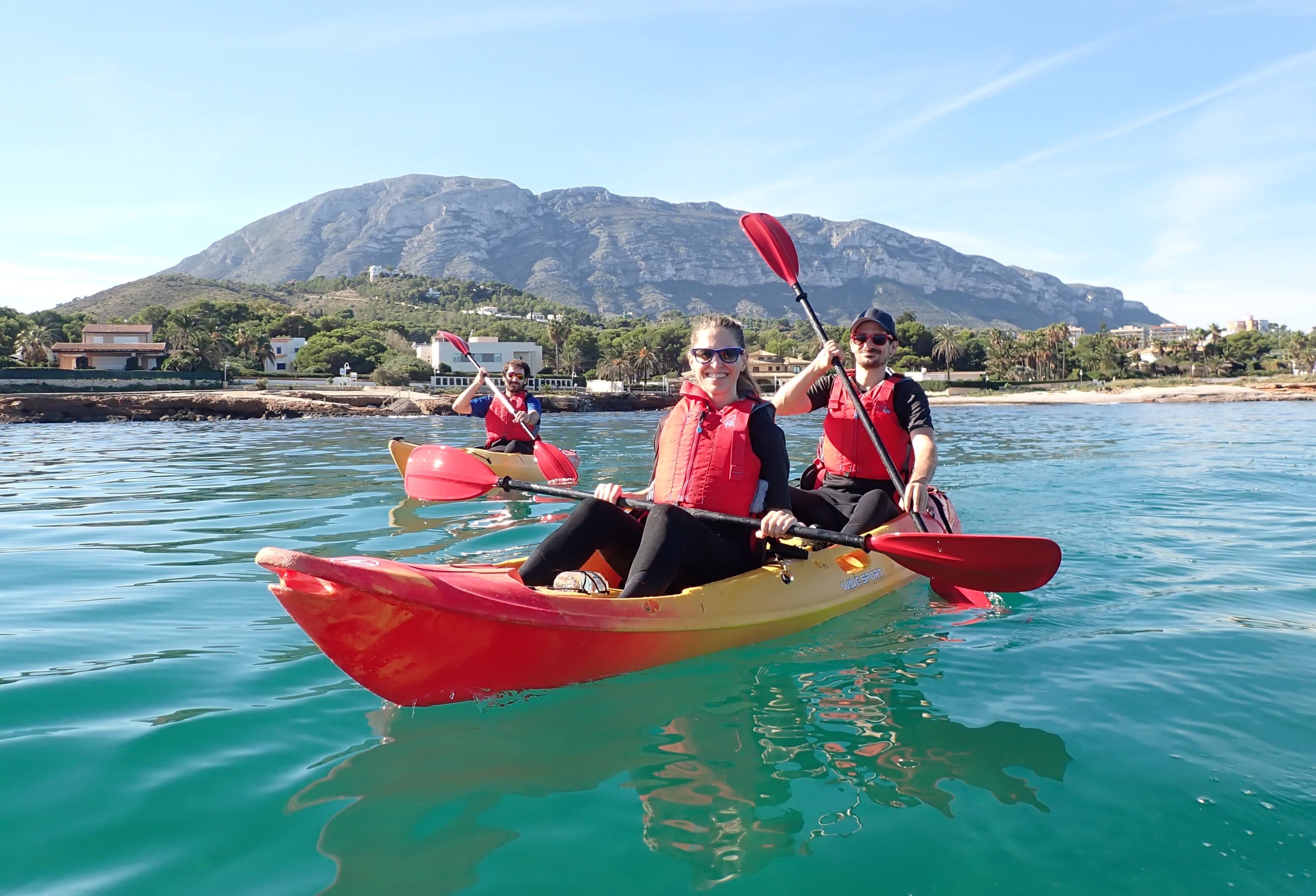 Excursion en  kayak y snorkel a la Cova Tallada