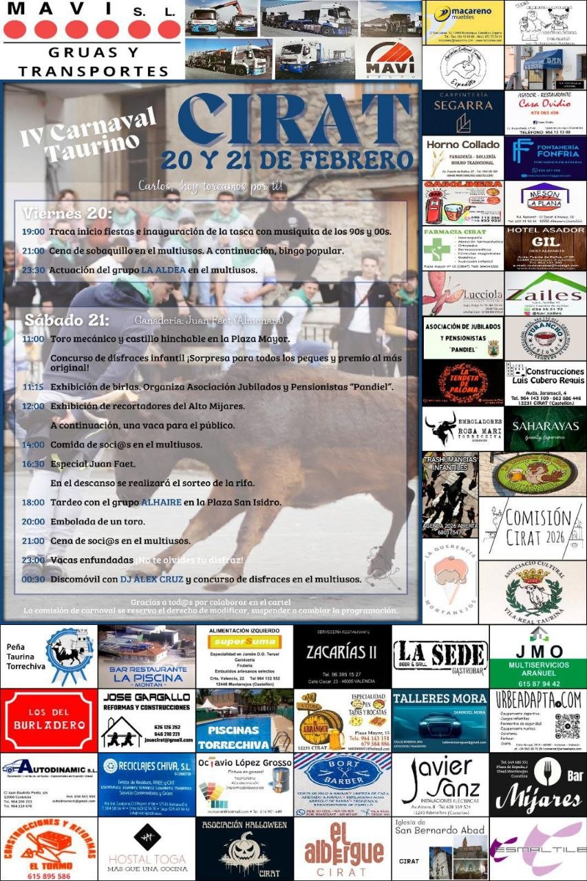 CARNAVAL TAURINO 2026