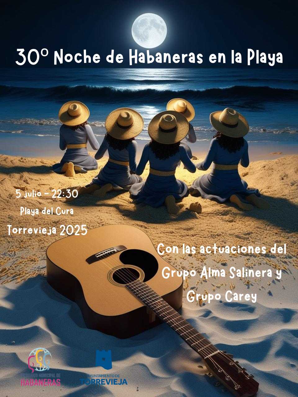 Habaneras en la playa Torrevieja