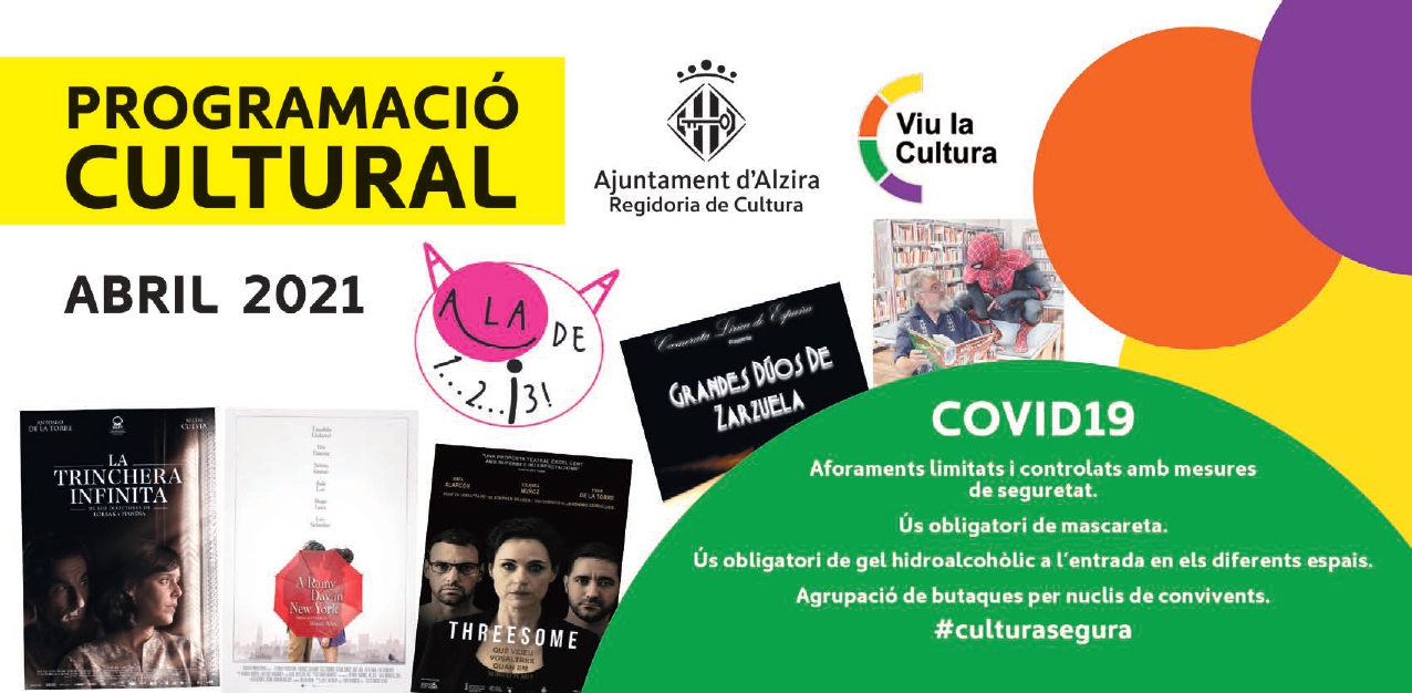 Programació cultural abril 2021