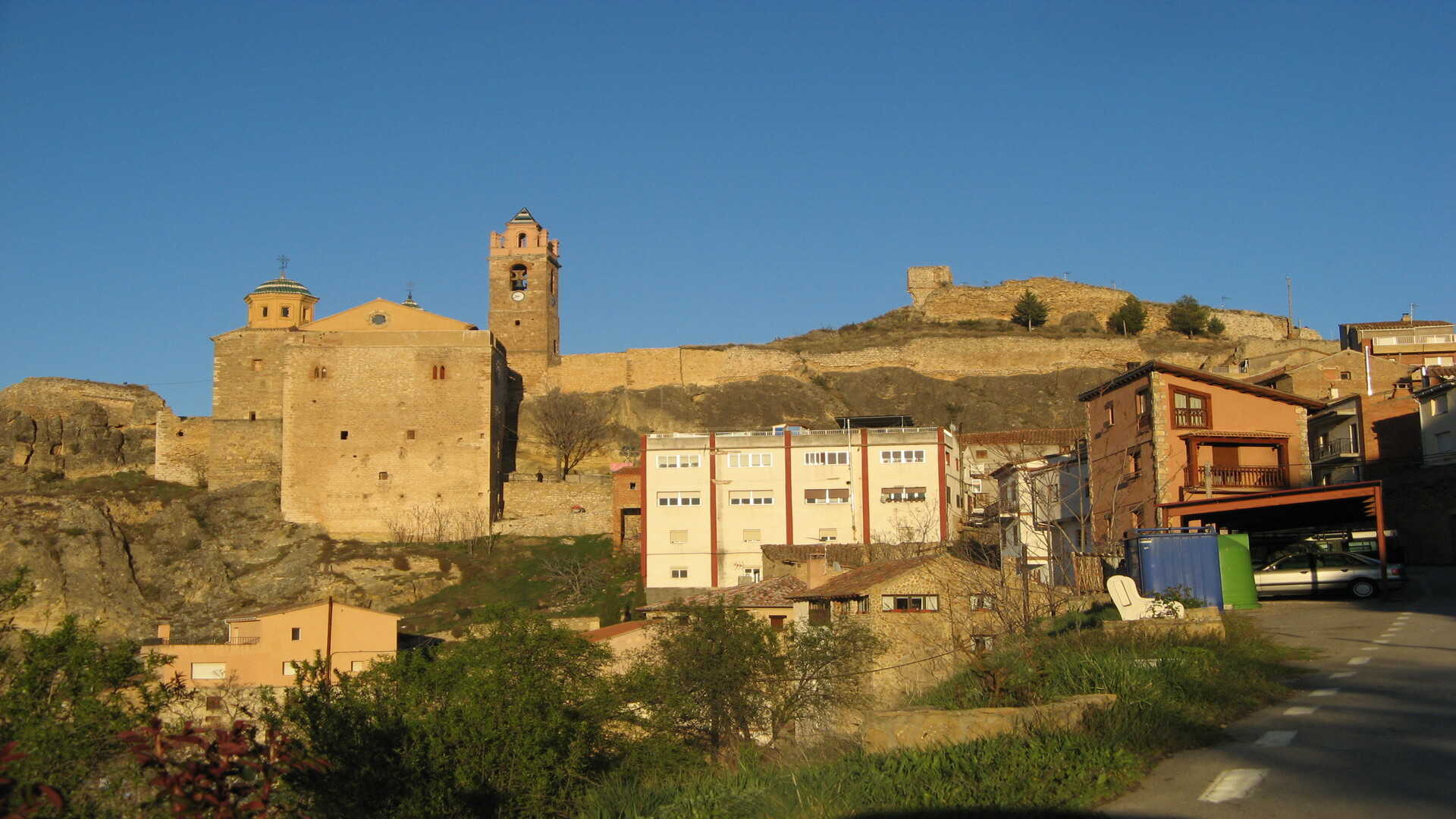The fortified area of Castielfabib