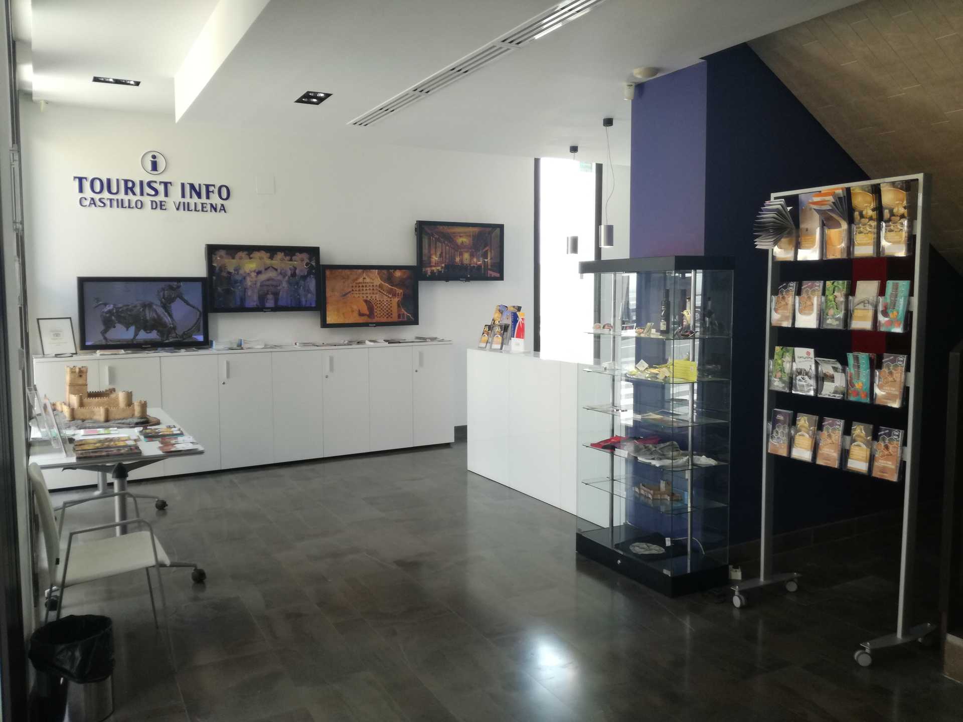 Tourist Info Office at Villena Castle.