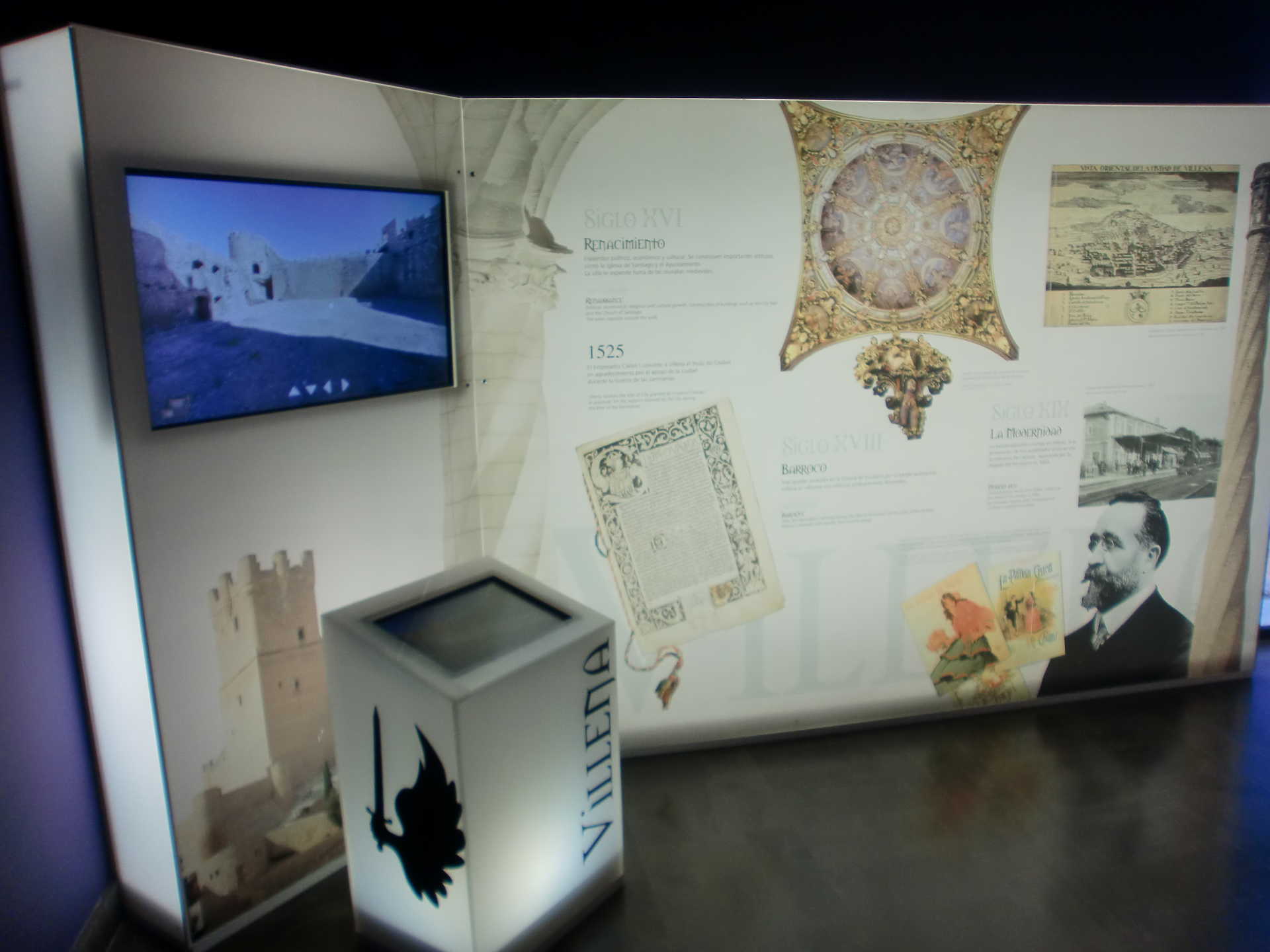 Tourist Info Office at Villena Castle.