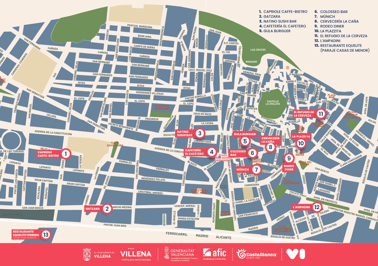 RUTA DE TAPAS Vi- VILLENA