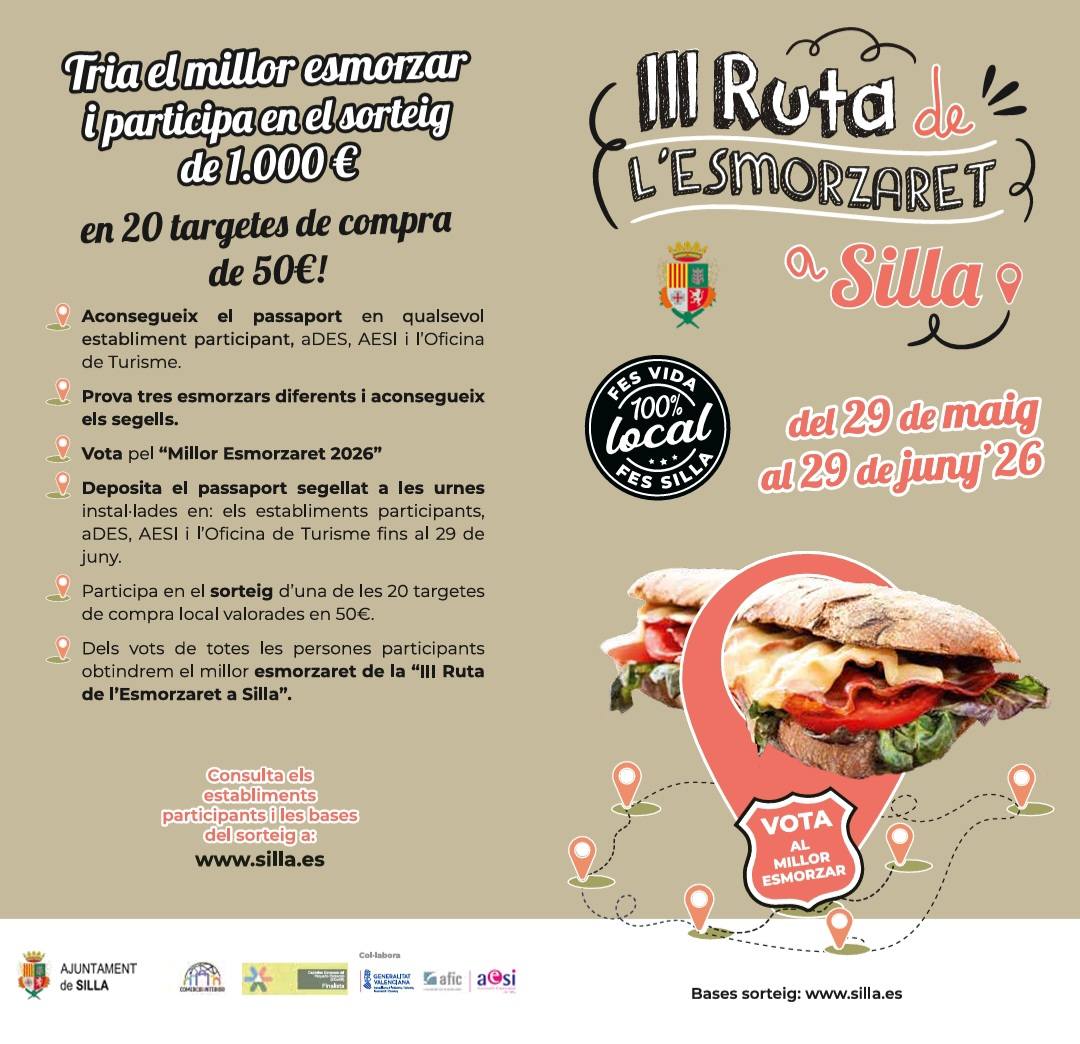 Ruta de l'esmorzaret a Silla