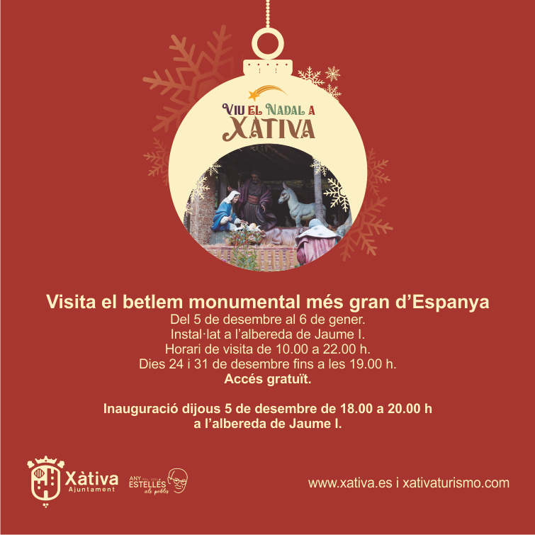 PROGRAMACIÓN DE NAVIDAD XÀTIVA 2024-2025