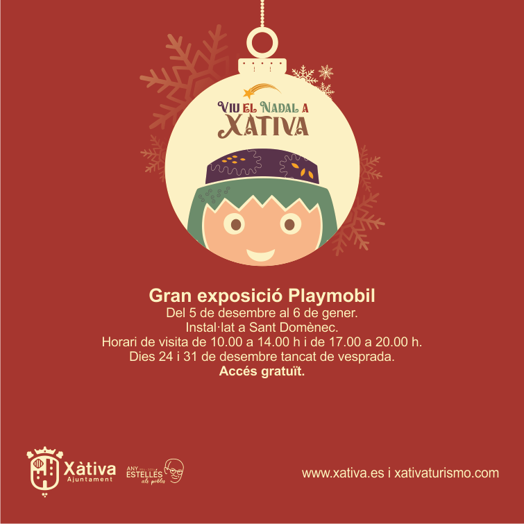 PROGRAMACIÓN DE NAVIDAD XÀTIVA 2024-2025