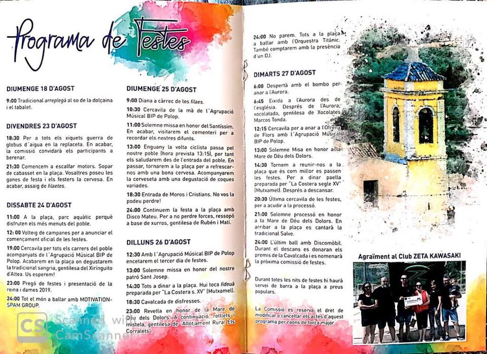 Fiestas Patronales y de Moros y Cristianos de Confrides
