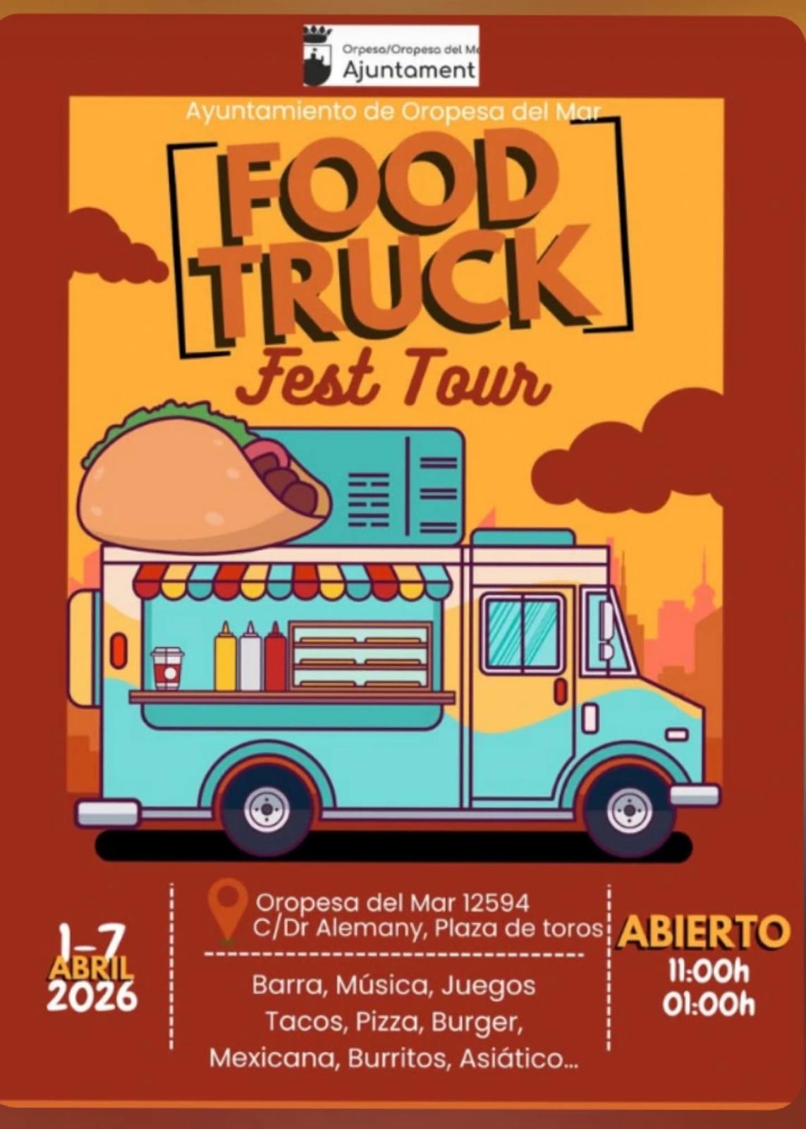 FOOD TRACK EN OROPESA DEL MAR