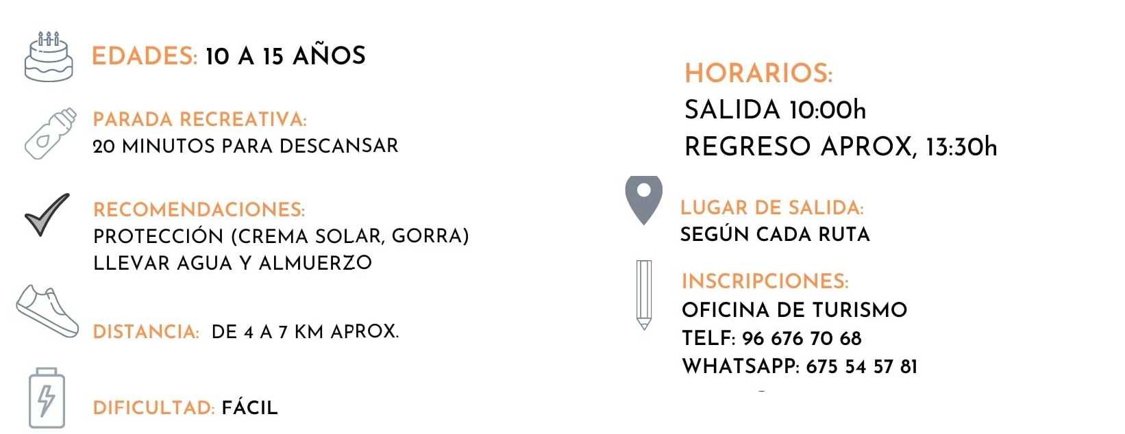 CONOCE TU PUEBLO CAMINANDO. RUTAS TURÍSTICO DEPORTIVAS. JUNIOR