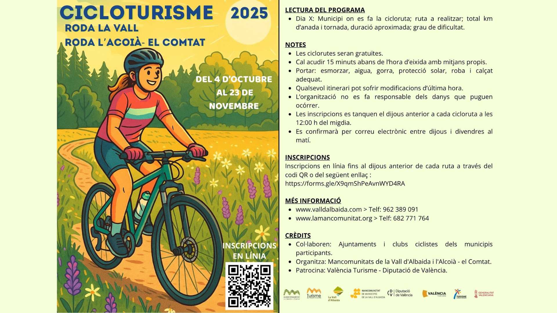Cicloturisme: Roda la Vall i Roda L'Alcoià-Comtat 2025