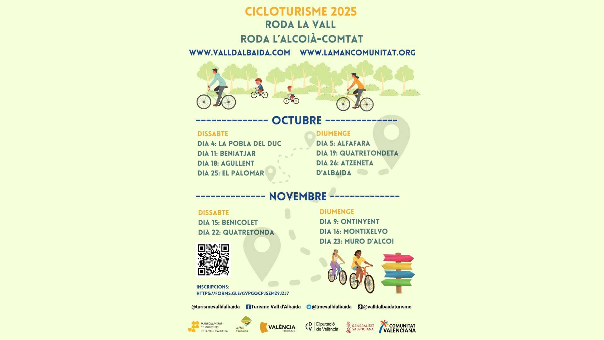 Cicloturisme: Roda la Vall i Roda L'Alcoià-Comtat 2025