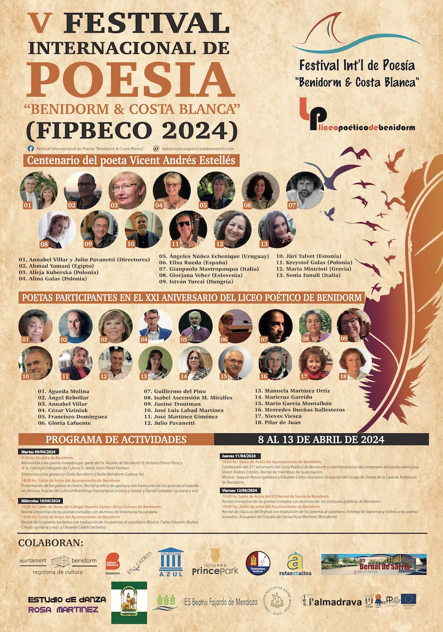 FIPBECO - Festival Internacional de Poesía Benidorm y Costa Blanca