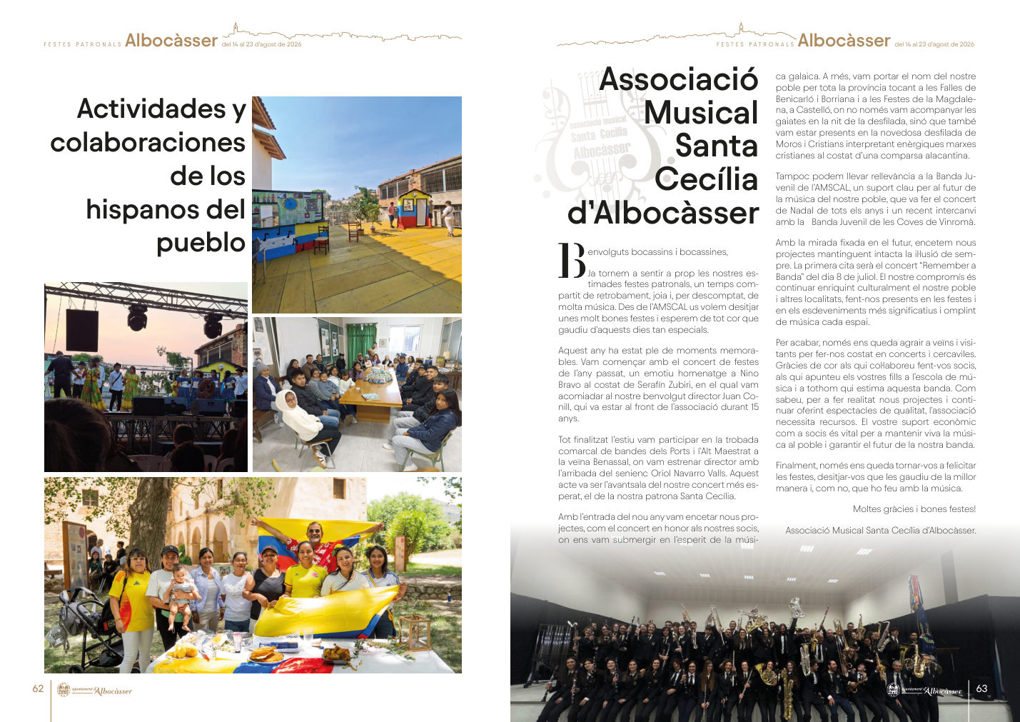 FIESTAS PATRONALES DE ALBOCASSER 2026