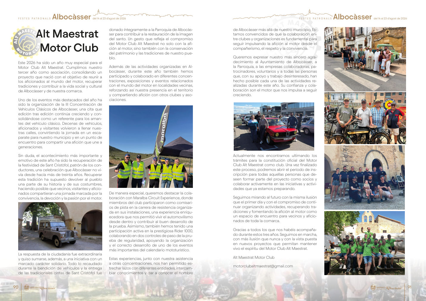 FIESTAS PATRONALES DE ALBOCASSER 2026