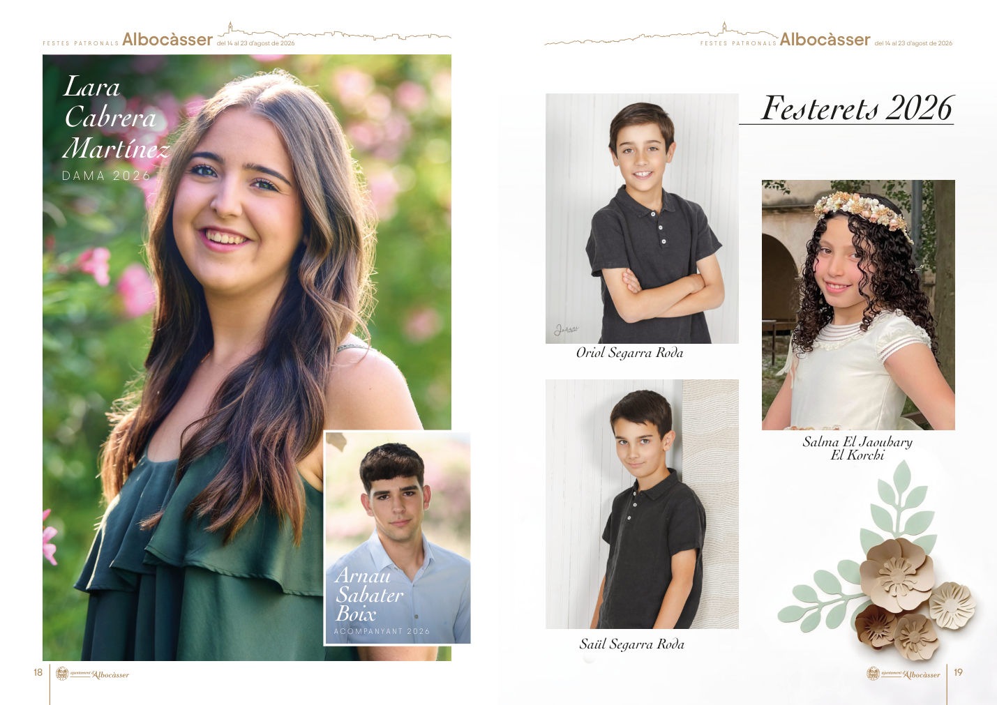 FIESTAS PATRONALES DE ALBOCASSER 2026