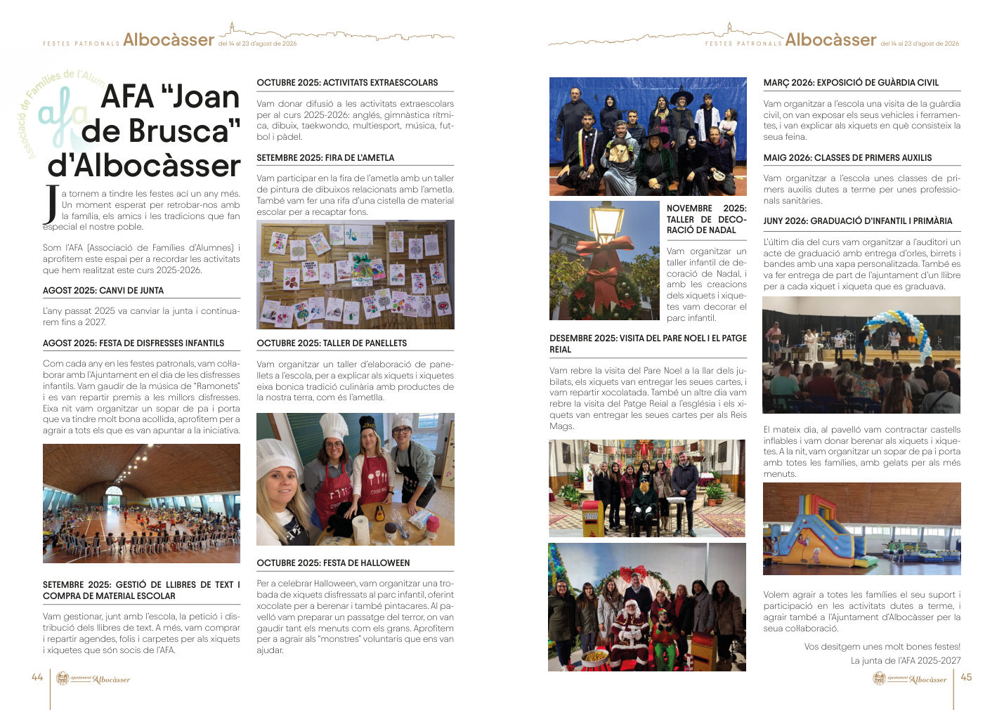 FIESTAS PATRONALES DE ALBOCASSER 2026