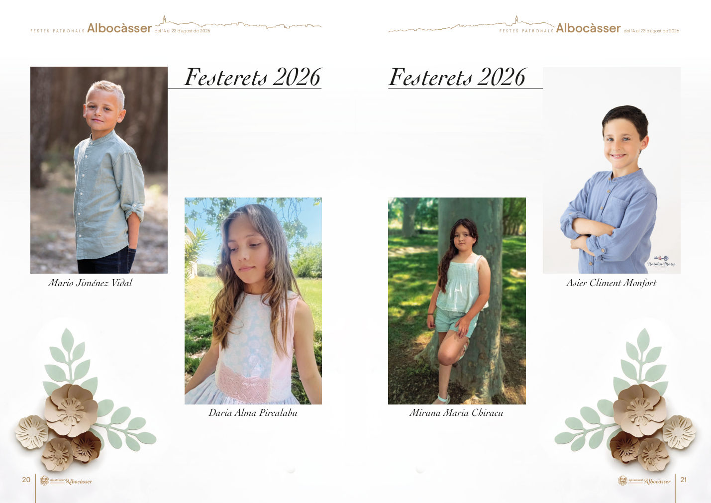 FIESTAS PATRONALES DE ALBOCASSER 2026