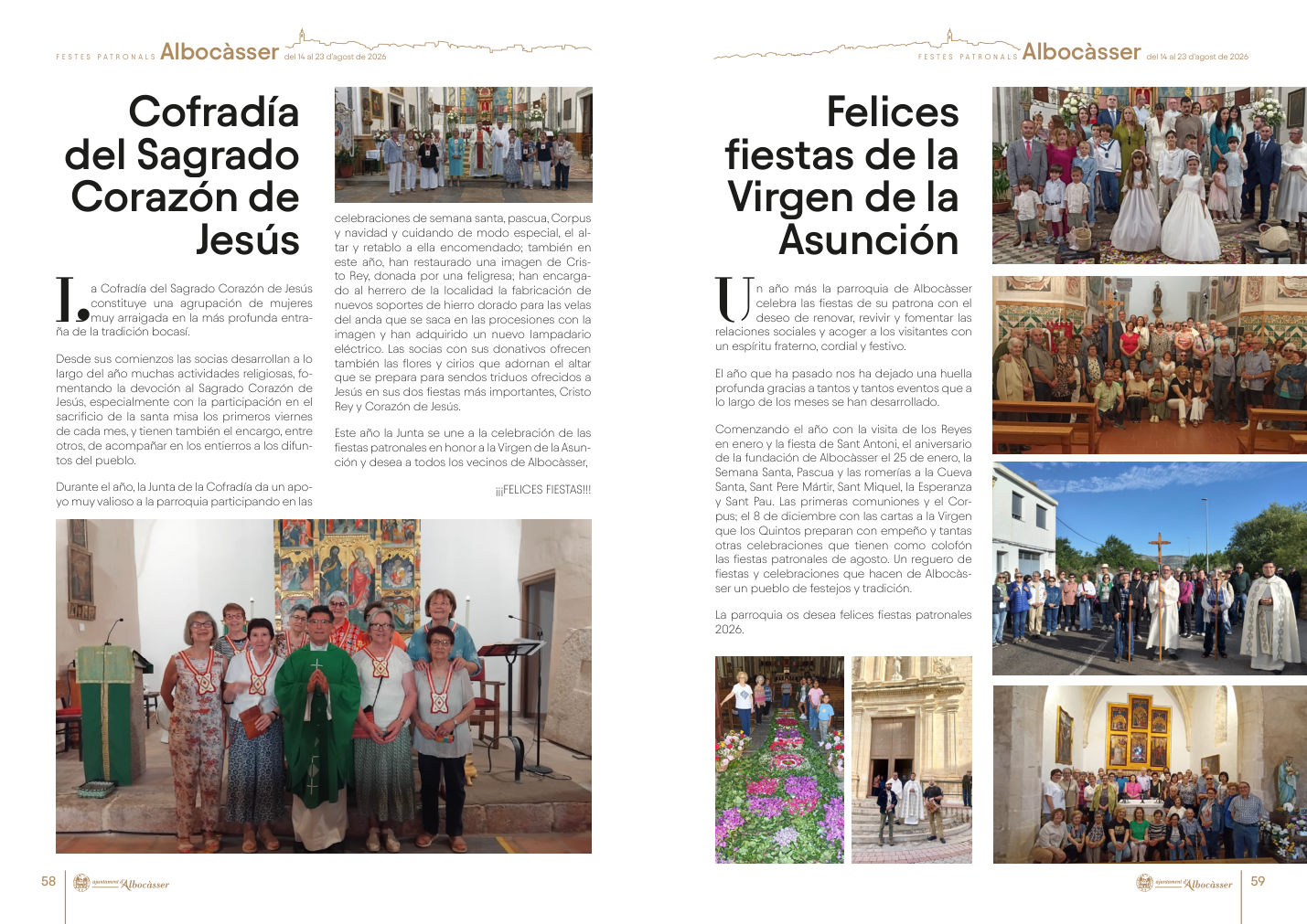 FIESTAS PATRONALES DE ALBOCASSER 2026