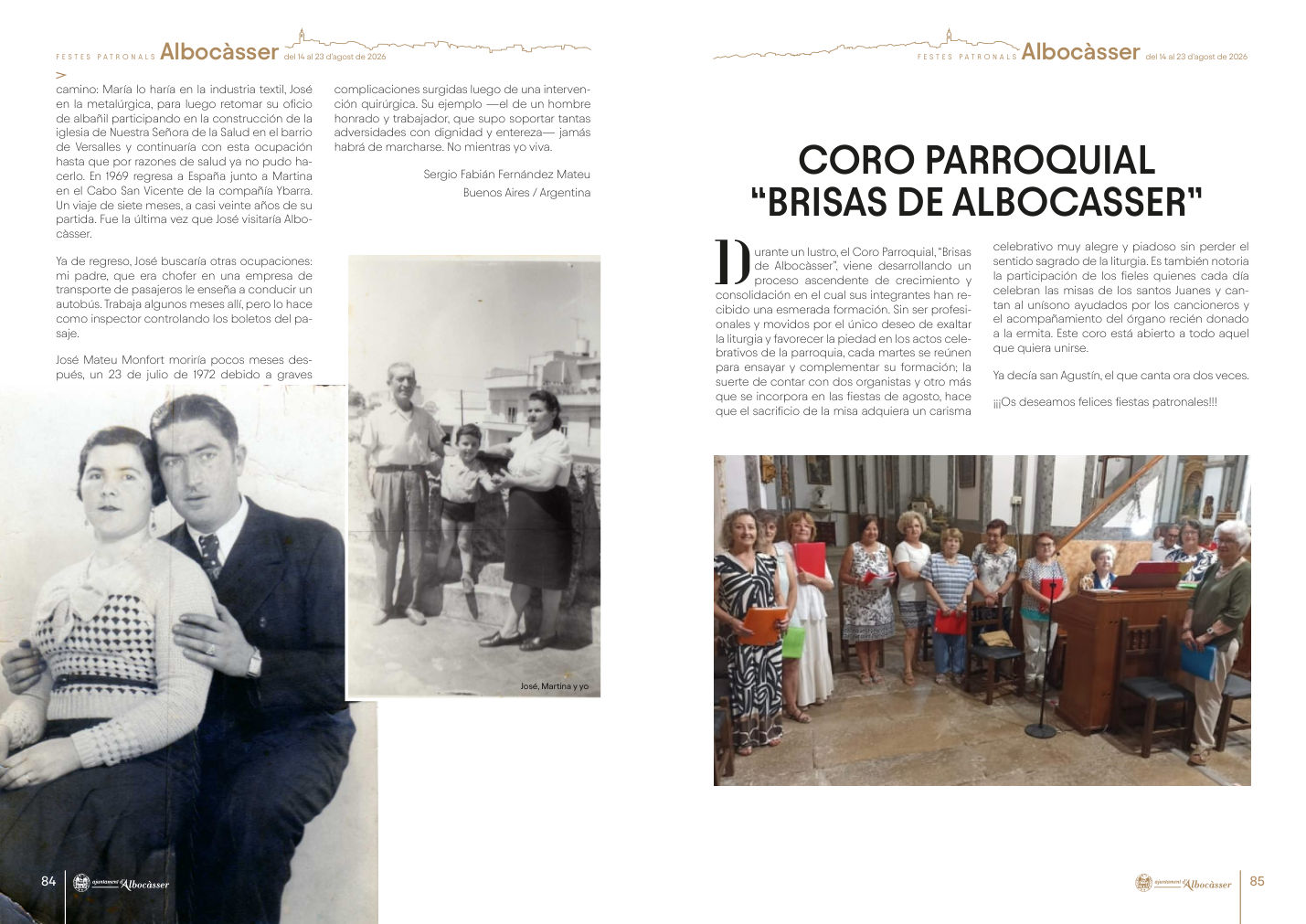 FIESTAS PATRONALES DE ALBOCASSER 2026